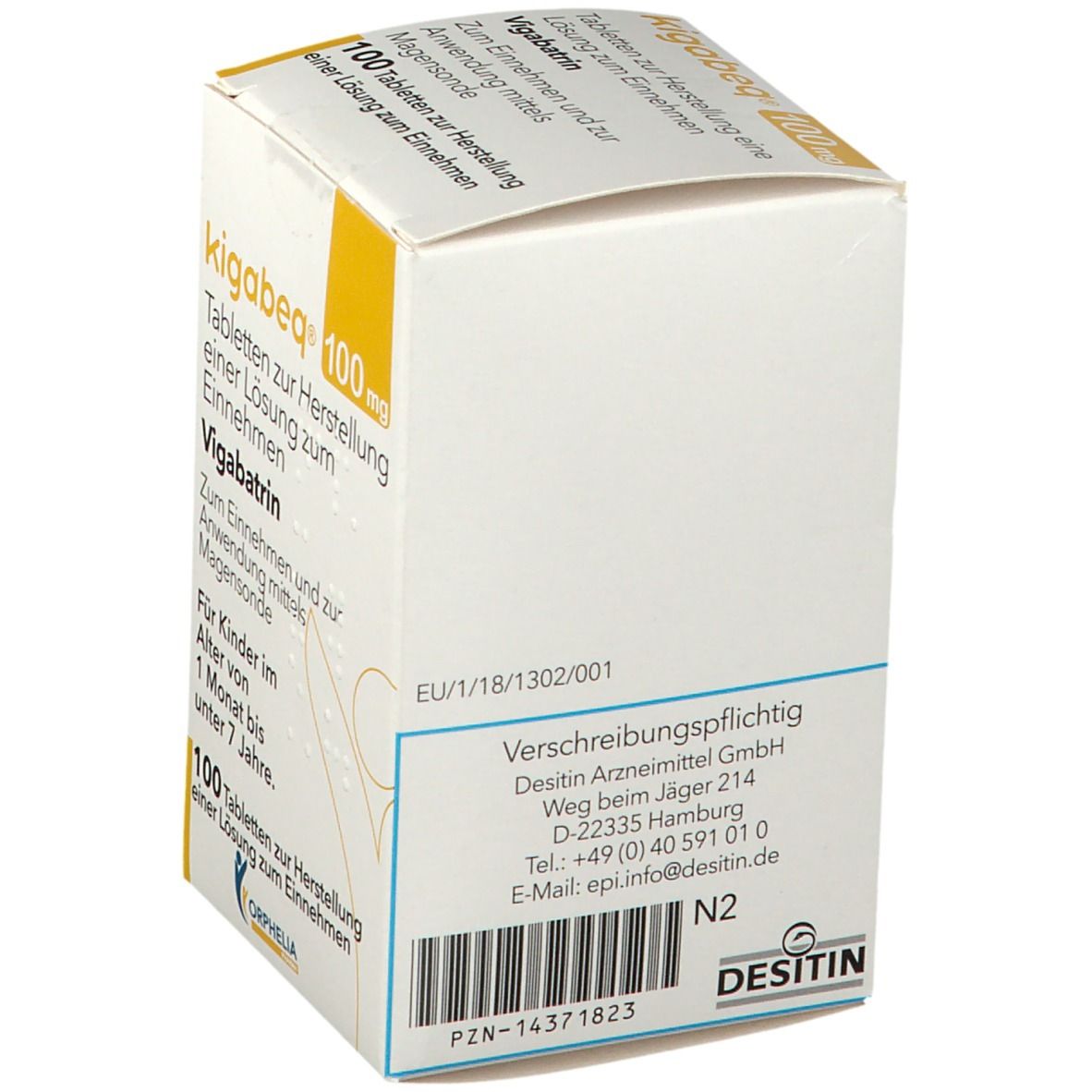 kigabeq® 100 mg
