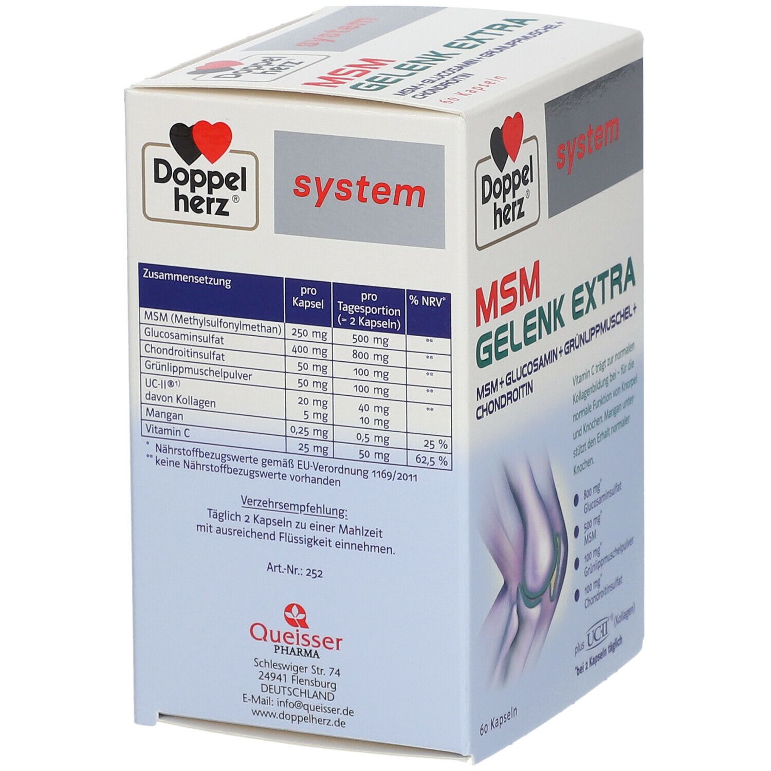 Doppelherz® System MSM Gelenk Extra 60 St - Shop-apotheke.at