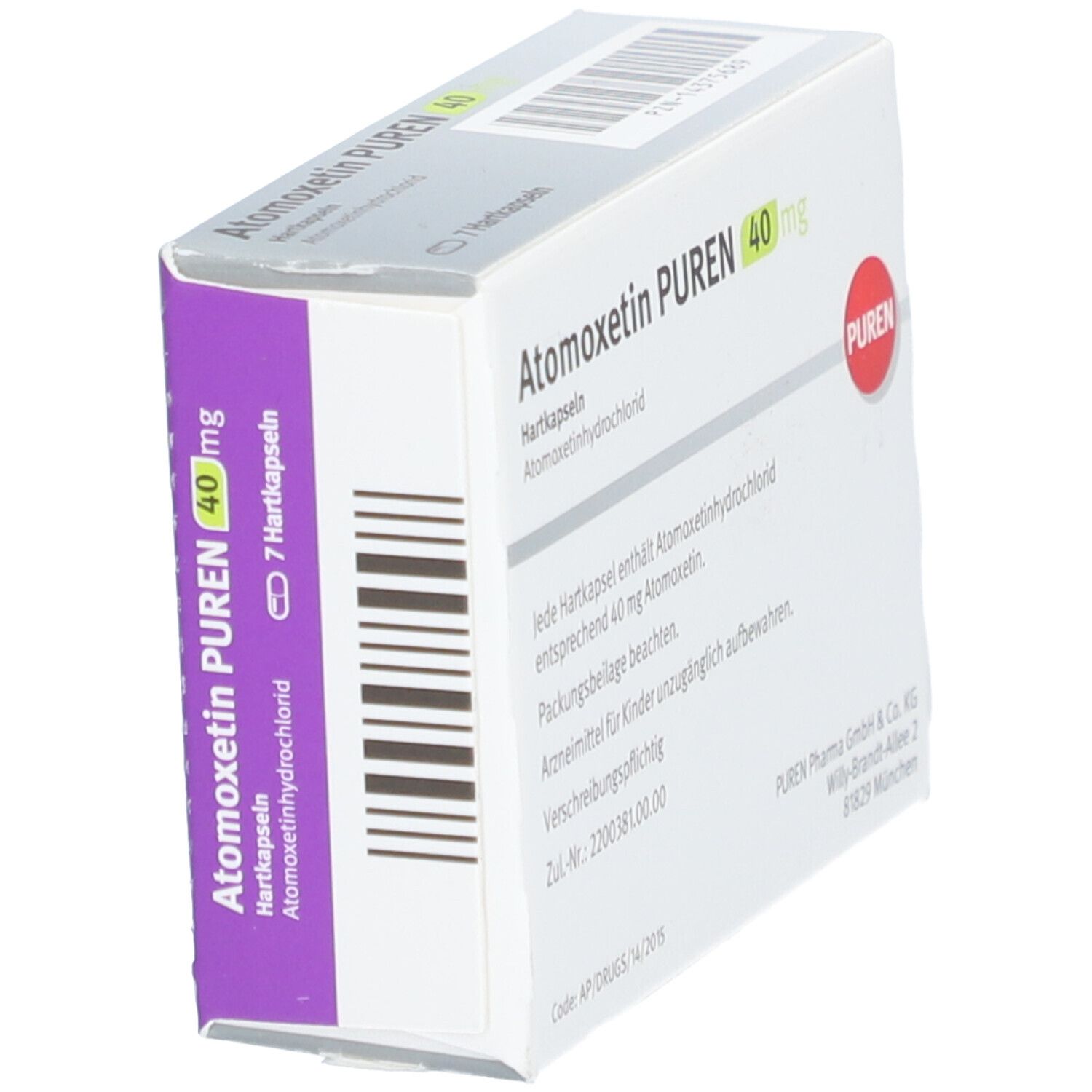 Atomoxetin PUREN 40 mg
