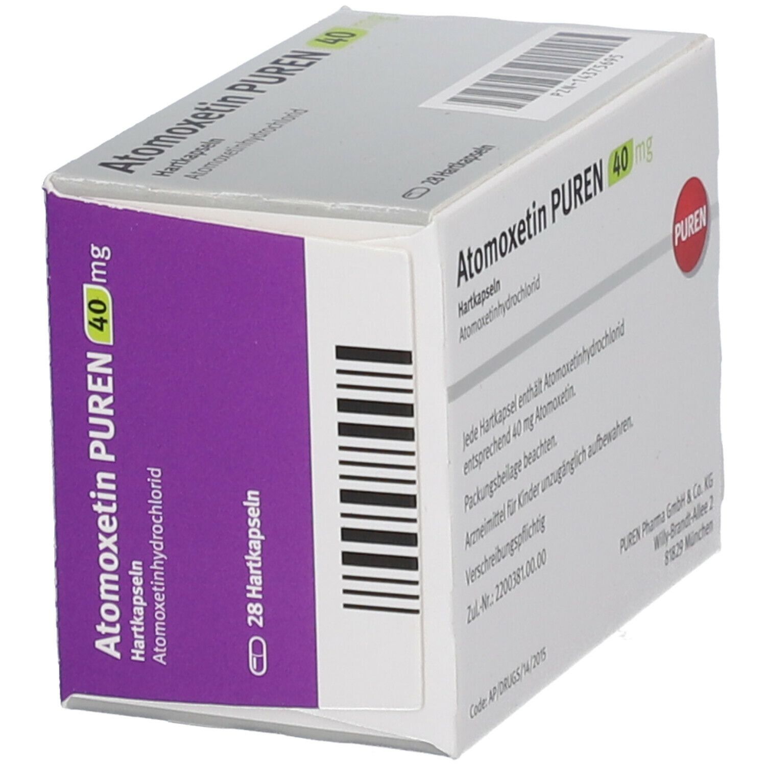 Atomoxetin PUREN 40 mg