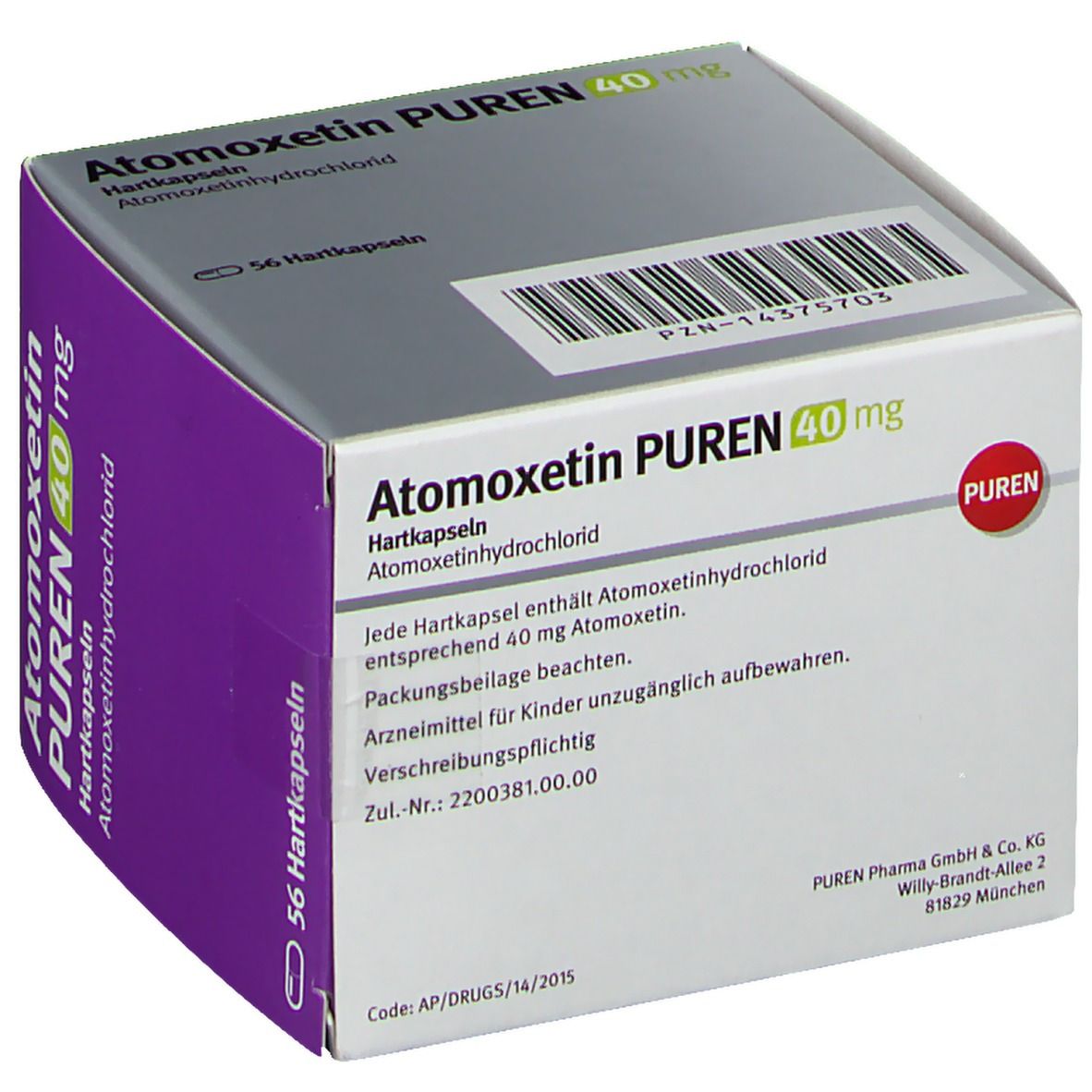 Atomoxetin PUREN 40 mg