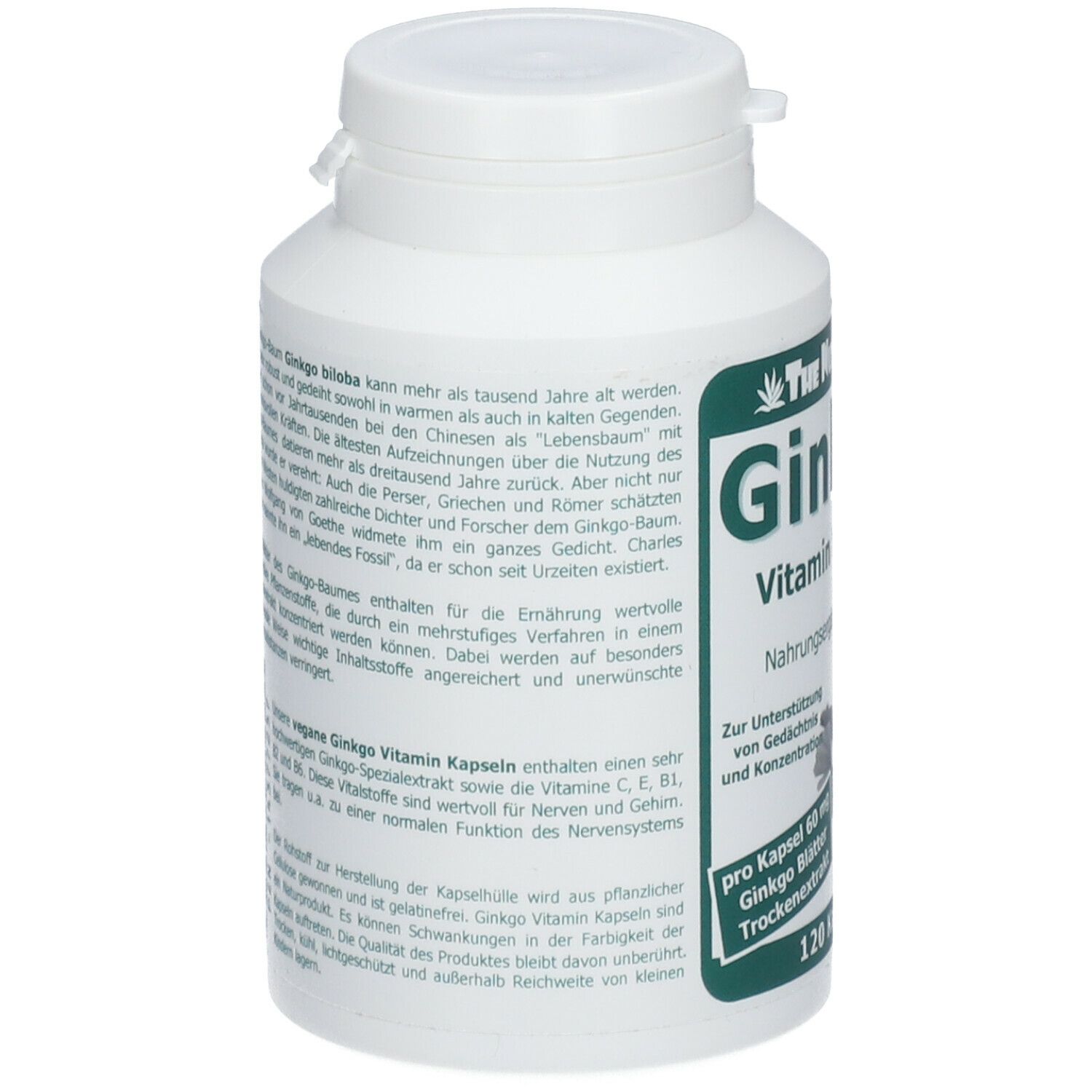 Ginkgo 60 mg Extrakt Kapseln 120 St