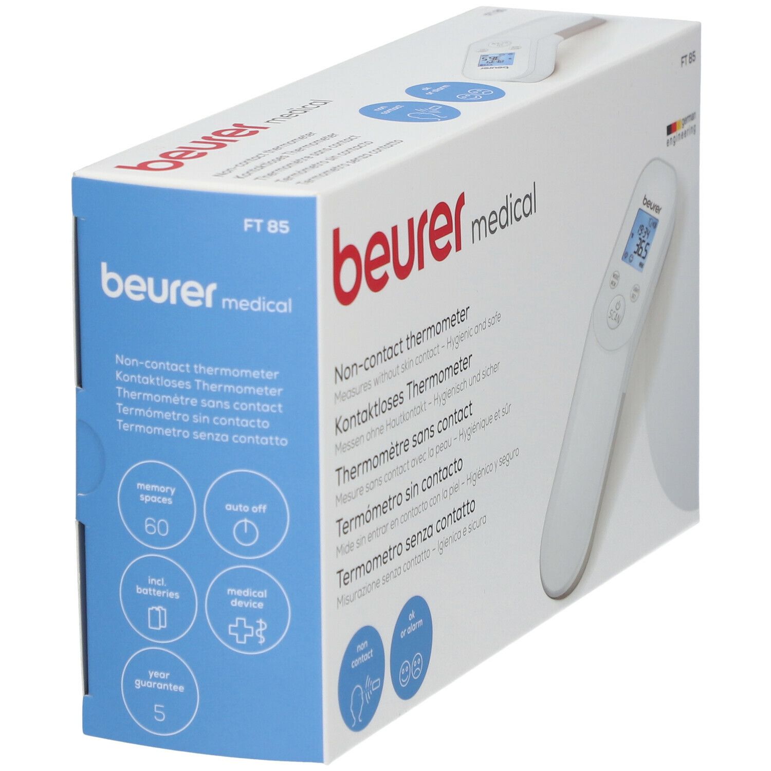 BEURER - Termometro digital sin contacto ft 85