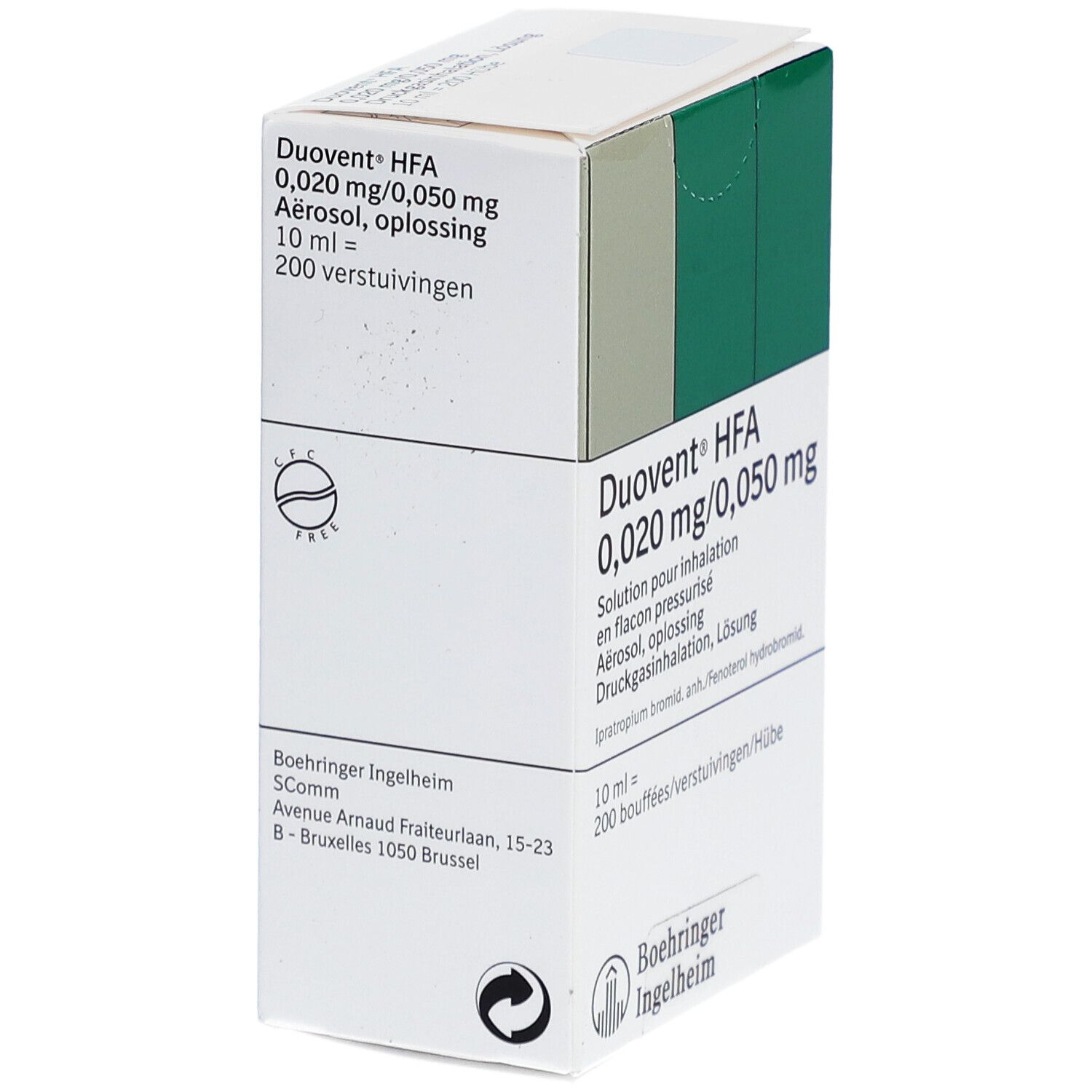 Duovent Dosieraerosol 20 µg/50 µg 10 ml