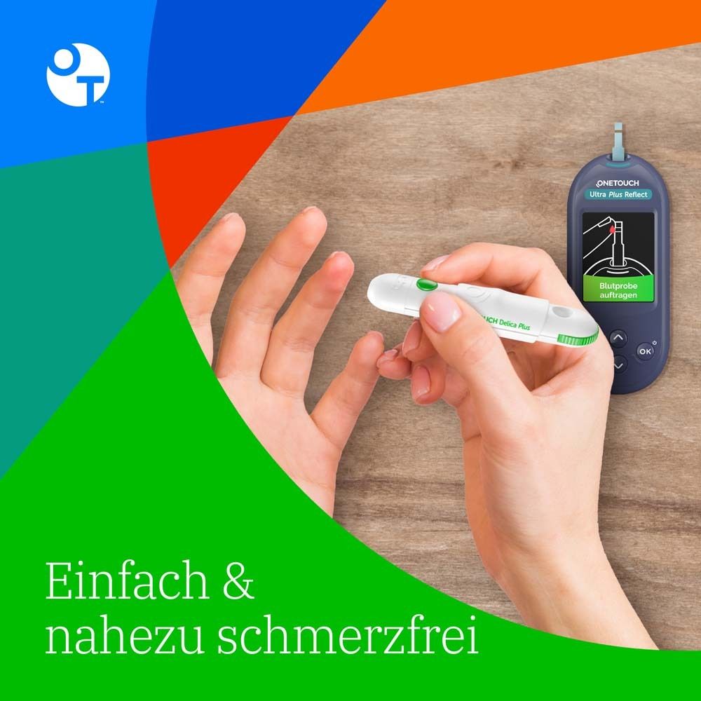 OneTouch Ultra Plus Reflect® Blutzucker-Messgerät Set mmol/L