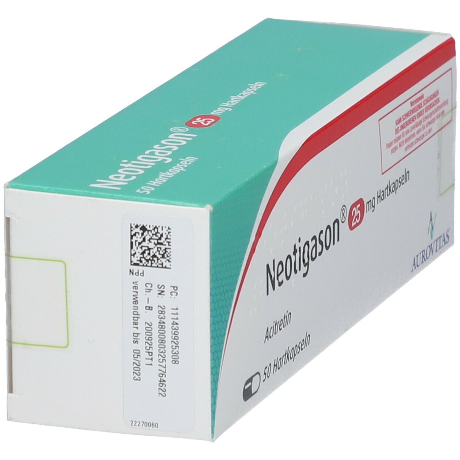 Neotigason 25 mg Hartkapseln 100 St