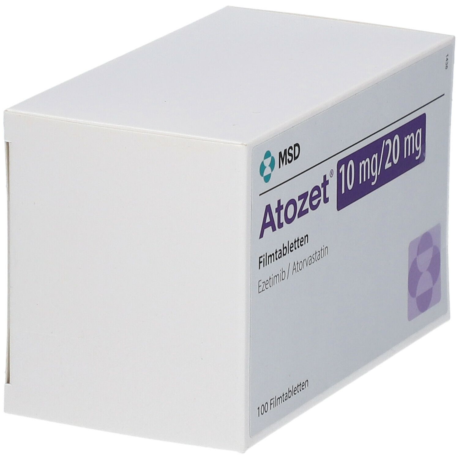 Atozet 10 mg/20 mg Filmtabletten 100 St