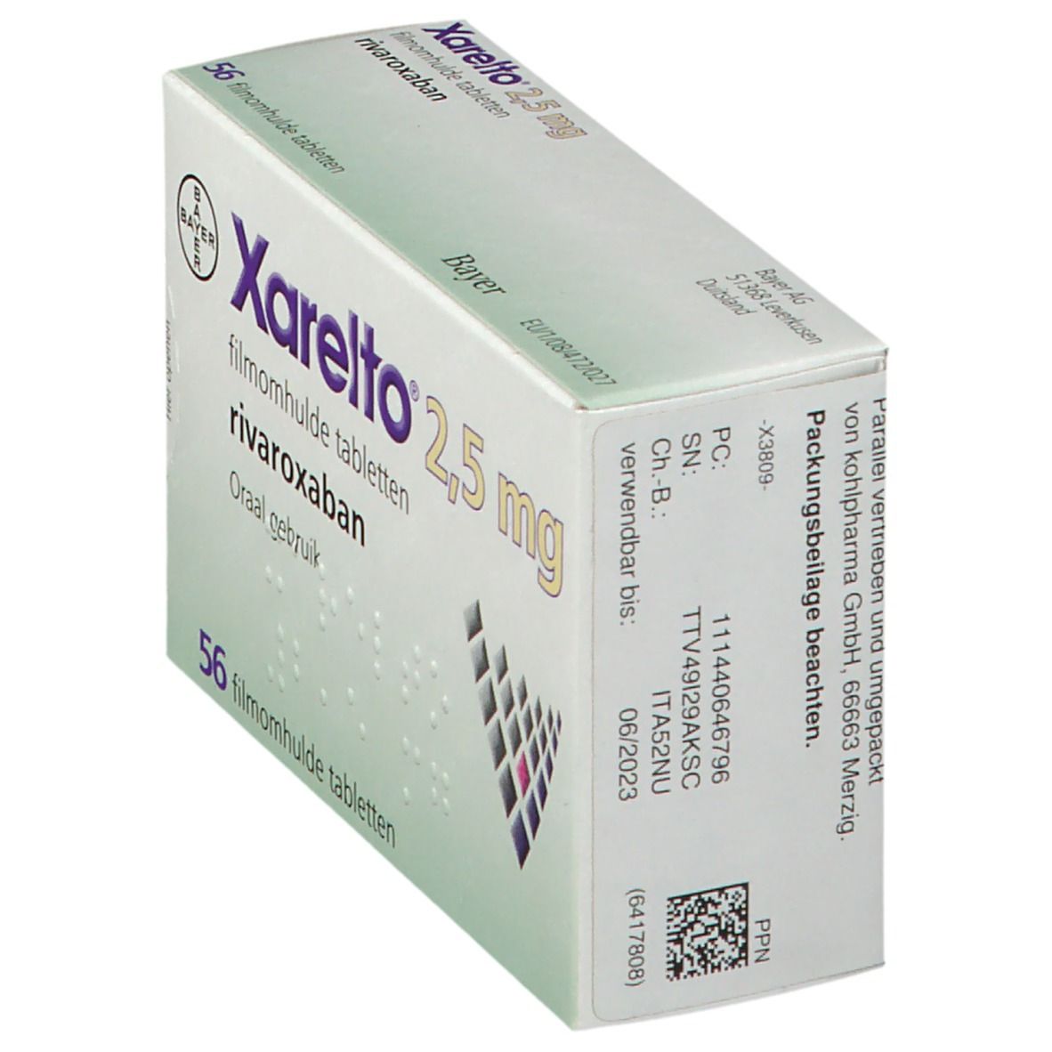 Xarelto 2,5 mg Filmtabletten 1x56 St