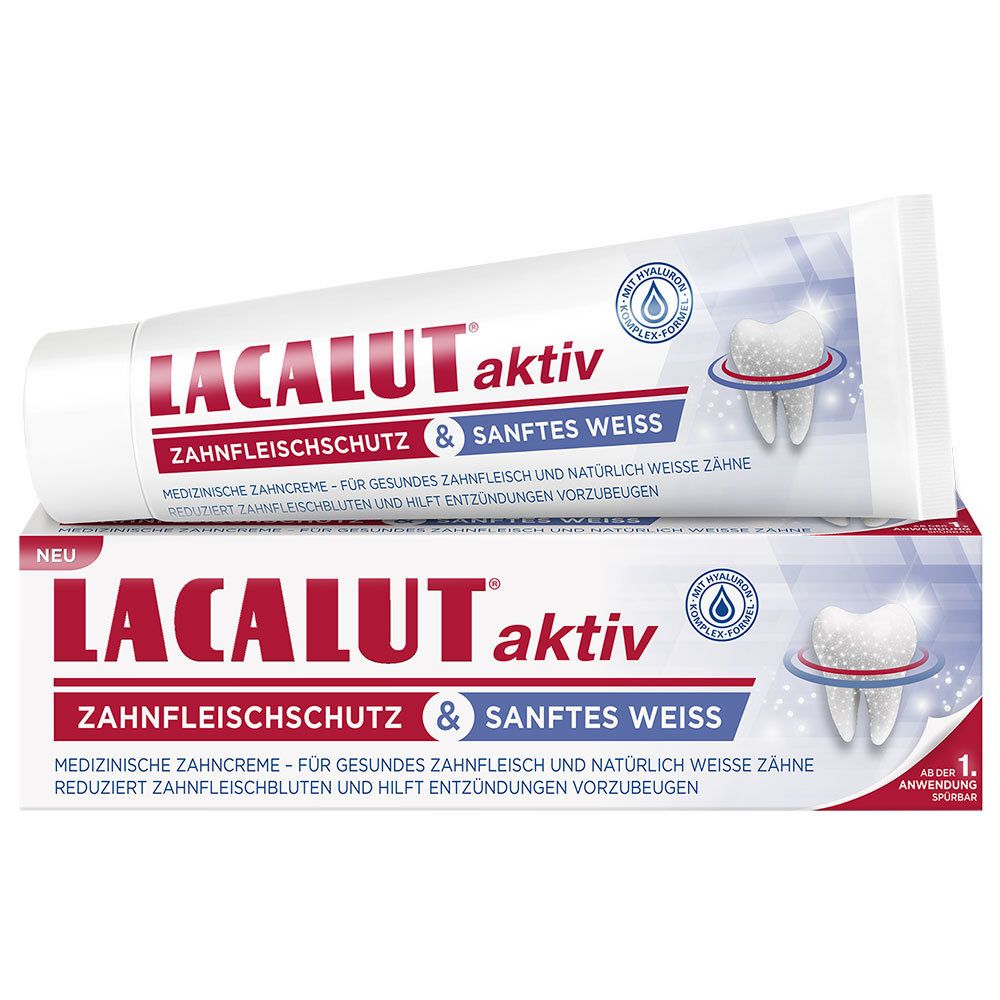 LACALUT® aktiv Zahnfleischschutz & sanftes Weiß