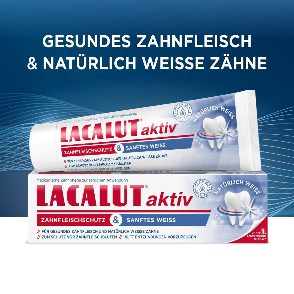 Lacalut aktiv Zahnfleischschutz & sanftes Weiß