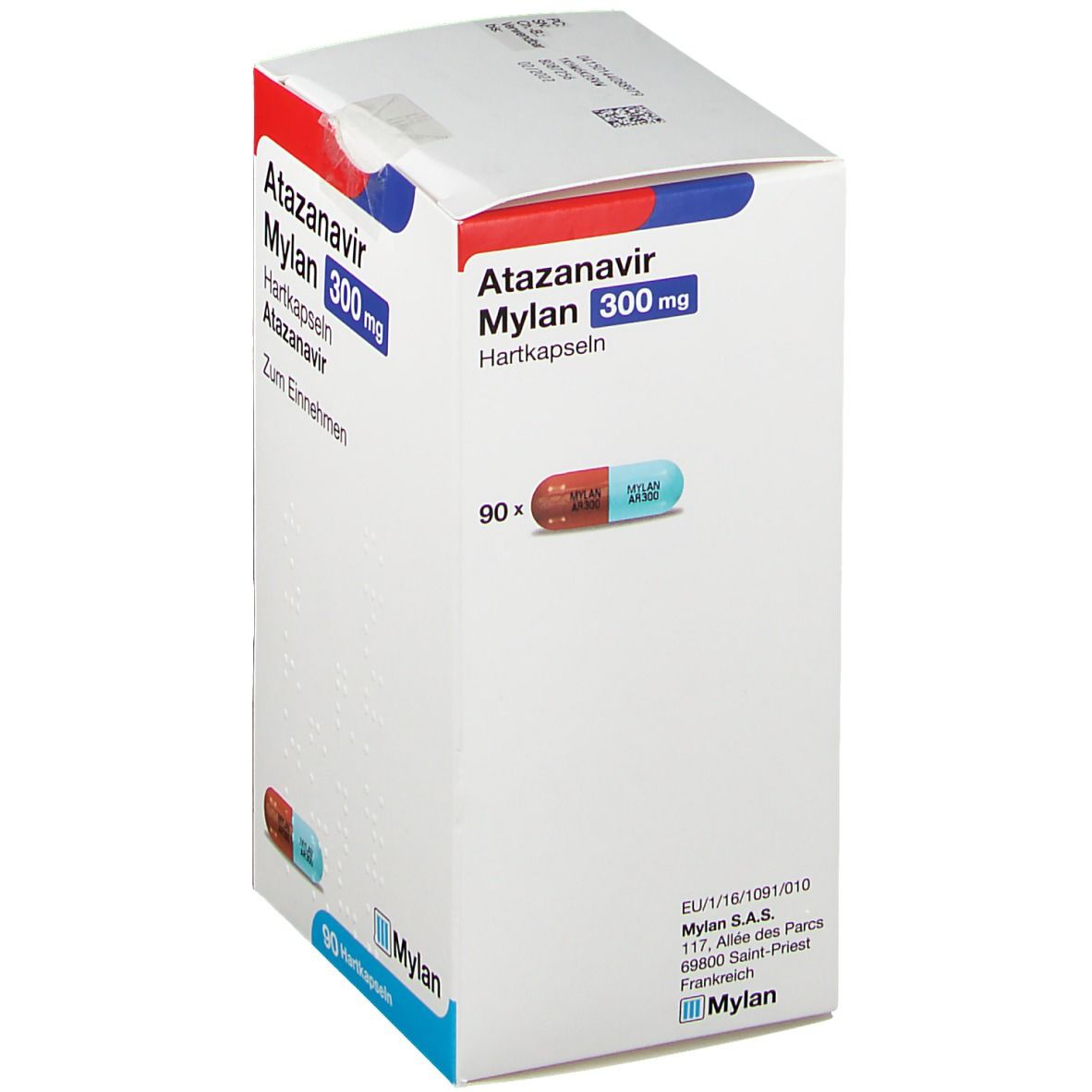 Atazanavir Mylan 300 mg Hartkapseln 90 St