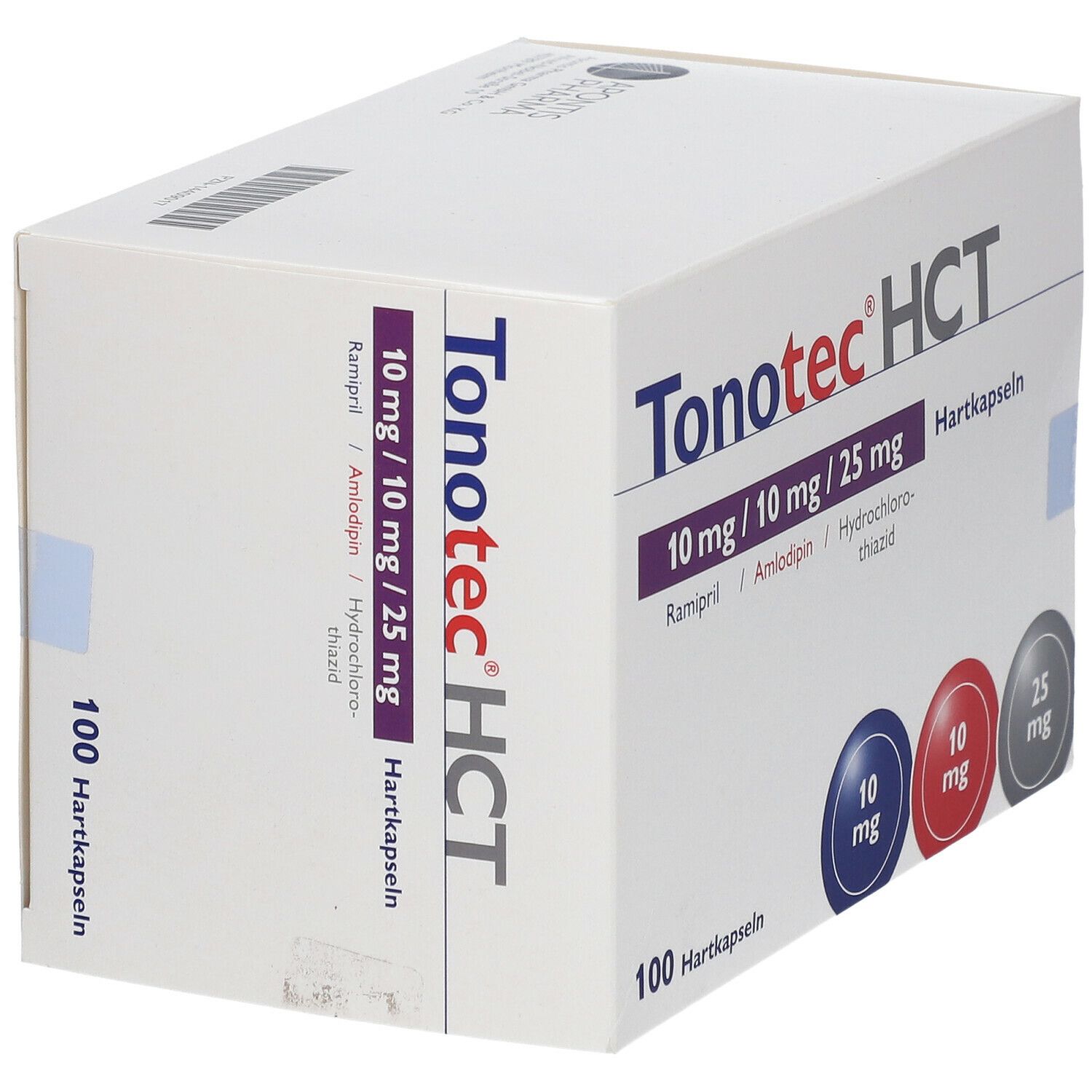 Tonotec HCT 10 mg/10 mg/25 mg Hartkapseln 100 St