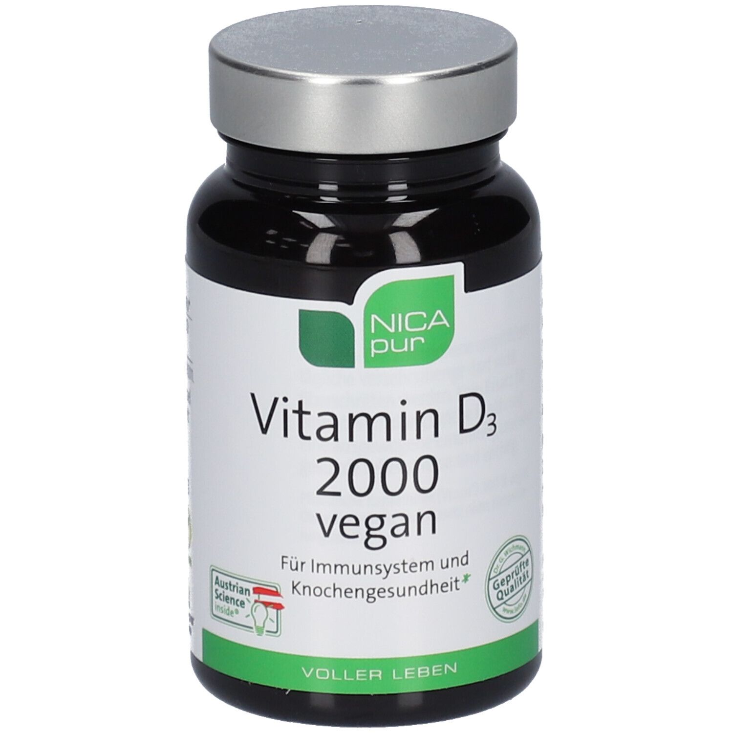 Nicapur Vitamin D3 2000 vegan Kapseln