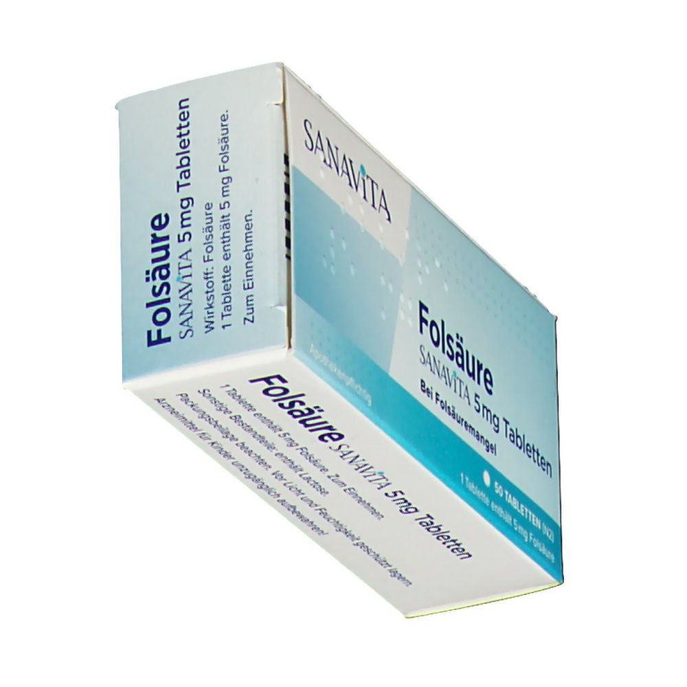 SANAVITA Folsäure 5 mg