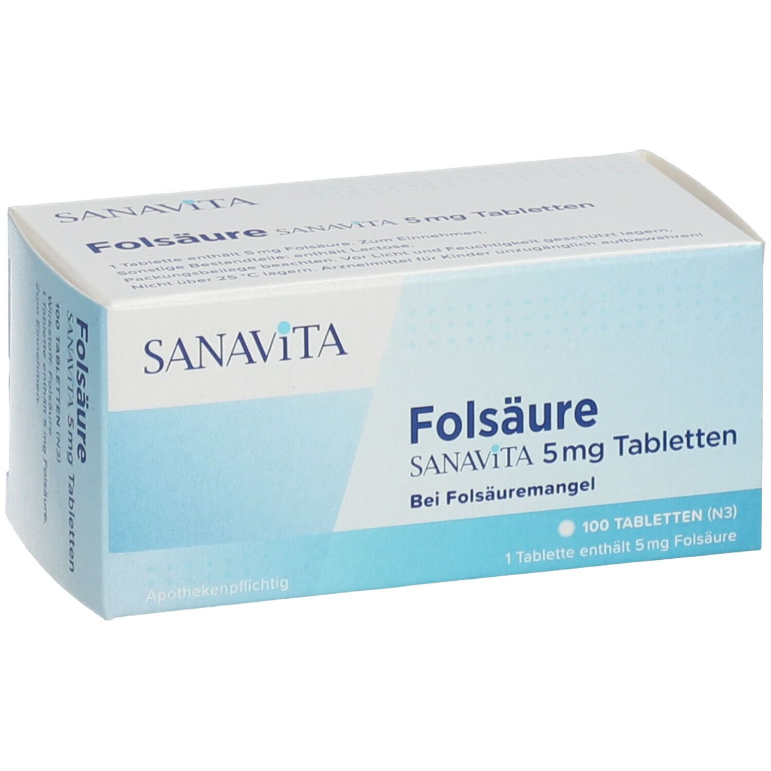 SANAVITA Folsäure 5 mg