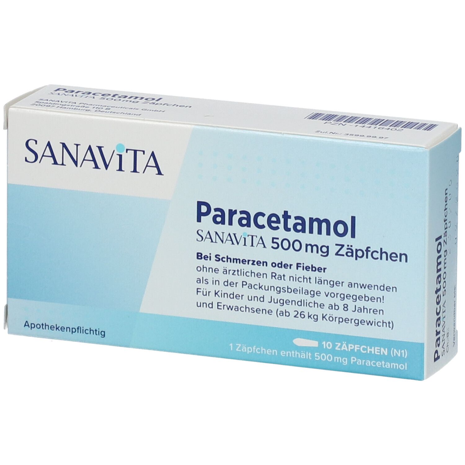Paracetamol Sanavita 500 mg