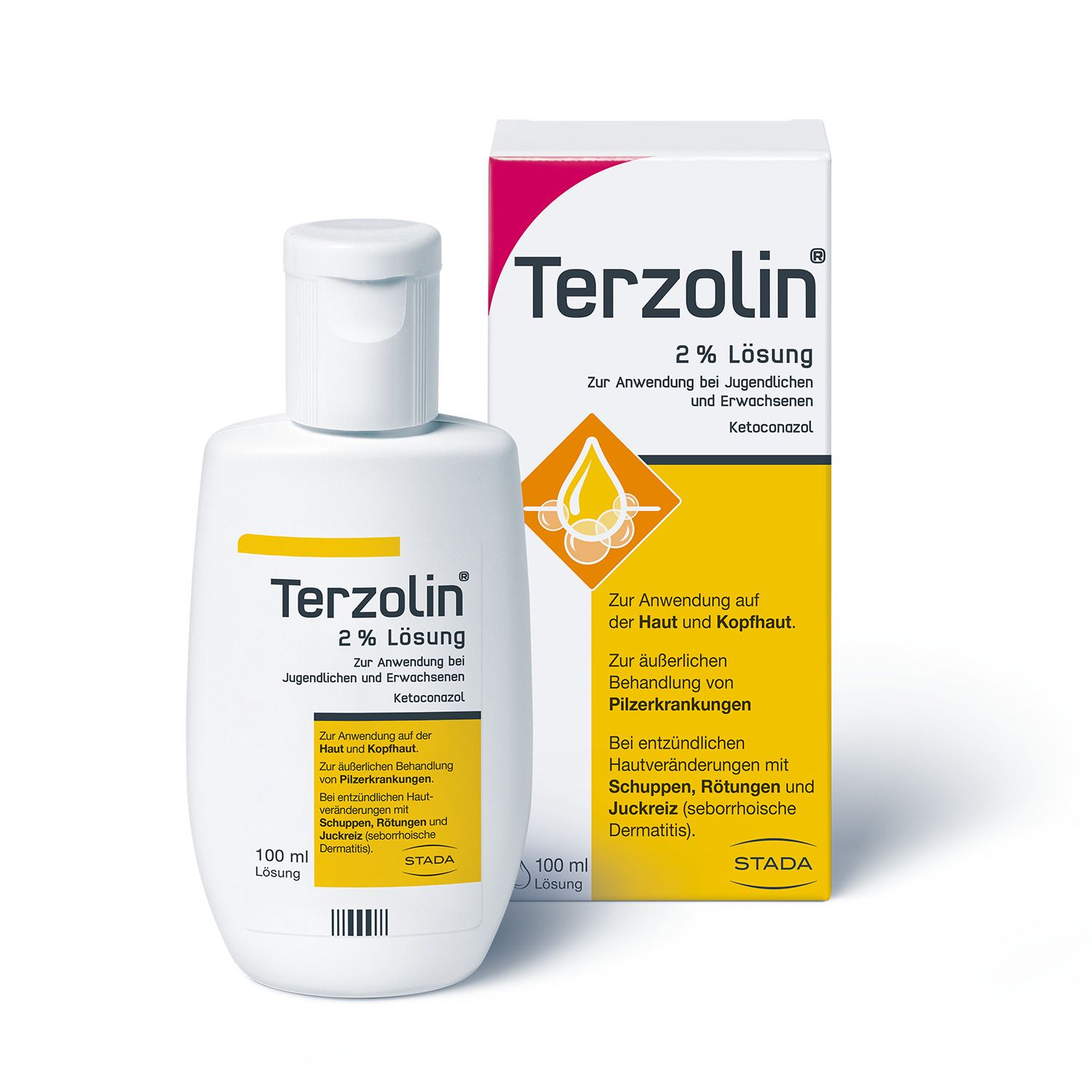 Terzolin® 2 % Lösung gegen Pilzbefall und Schuppen