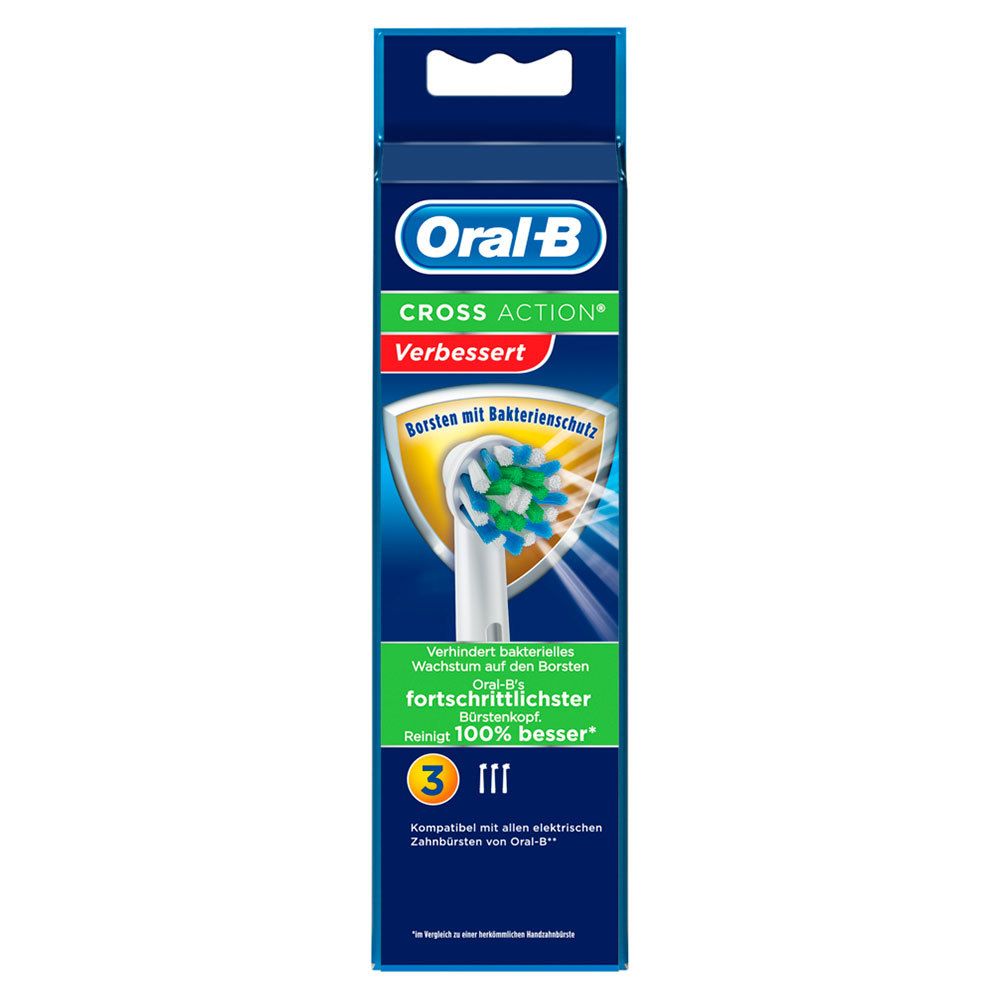 Oral-B® Aufsteckbürsten Cross Action Bakterienschutz 3er