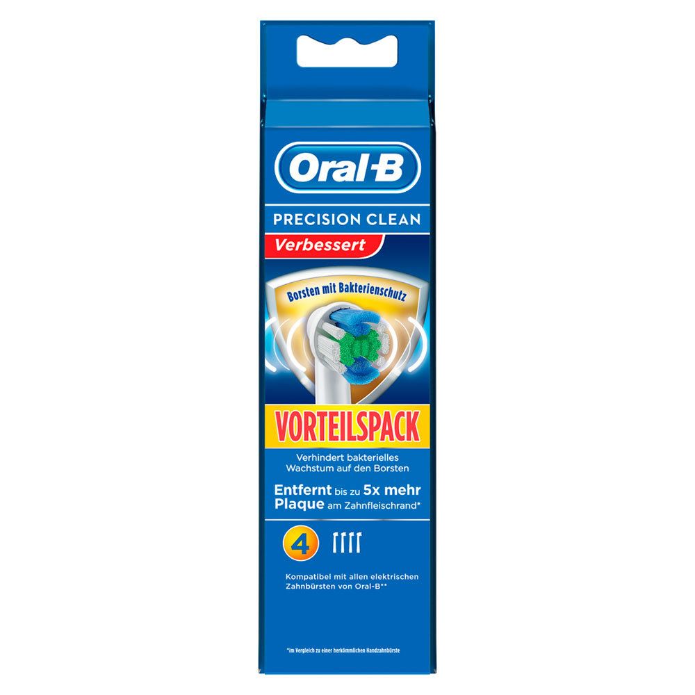 Oral-B® Aufsteckbürsten Precision Clean Bakterienschutz 4er