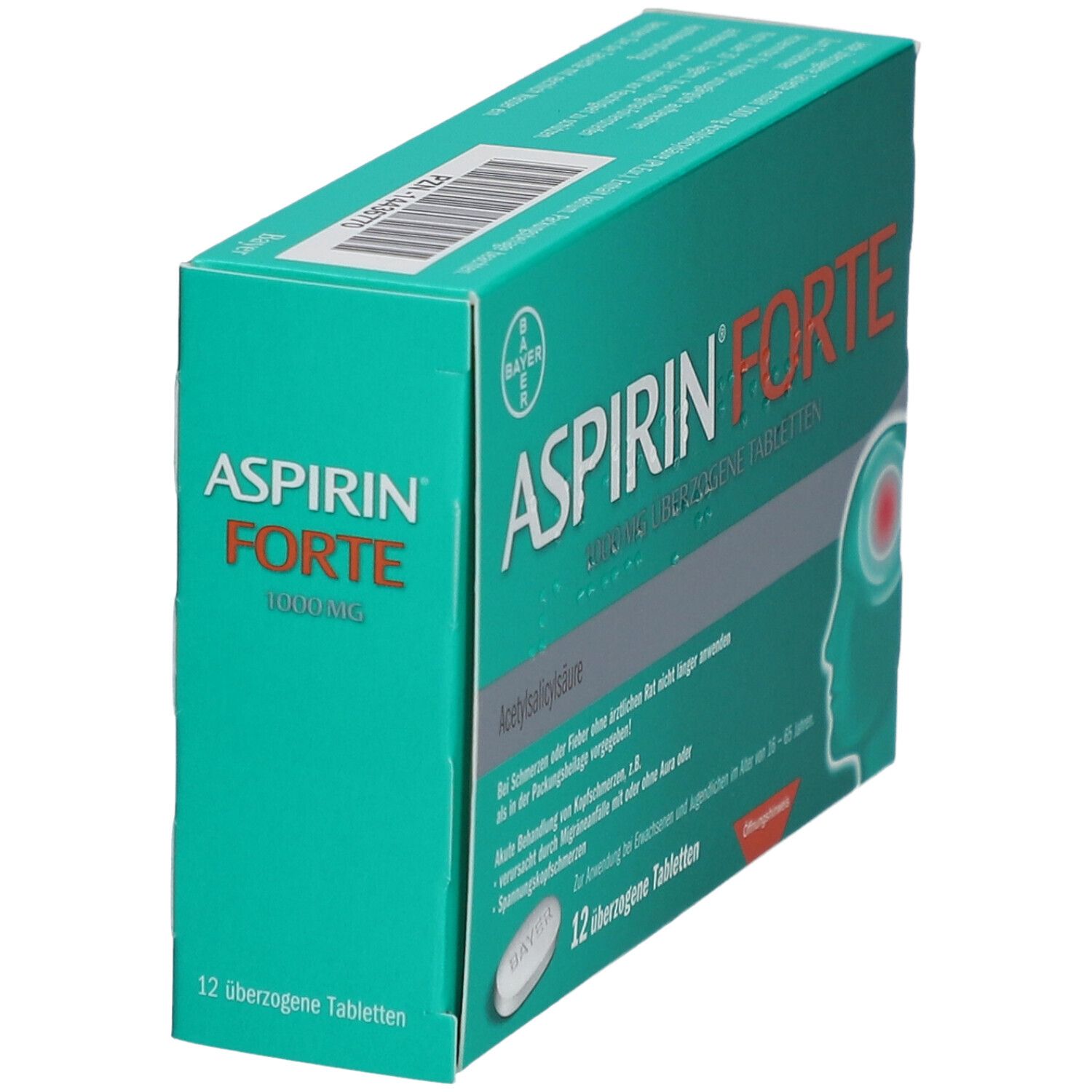 Bayer Vital Aspirin® Forte 1000 mg überzogene Tabletten