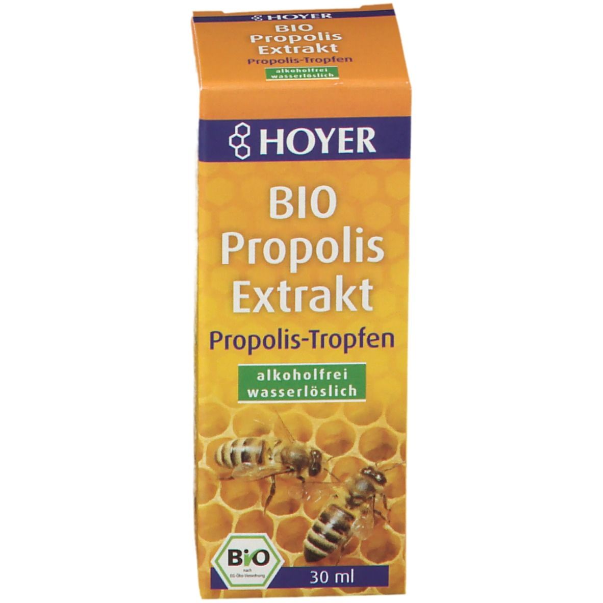 HOYER Propolis Extrakt Bio alkoholfrei wasserlöslich