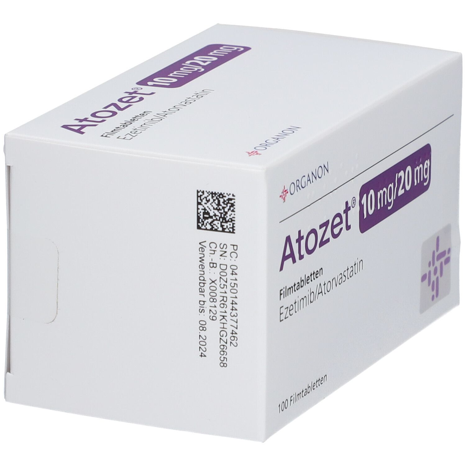 Atozet 10 mg/20 mg Filmtabletten 100 St