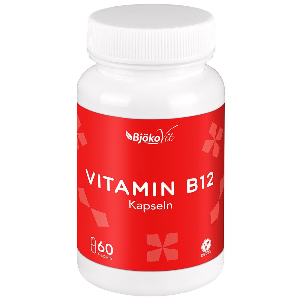 Vitamin B12 Vegan Kapseln 1000 µg Methylcobalamin 60 St