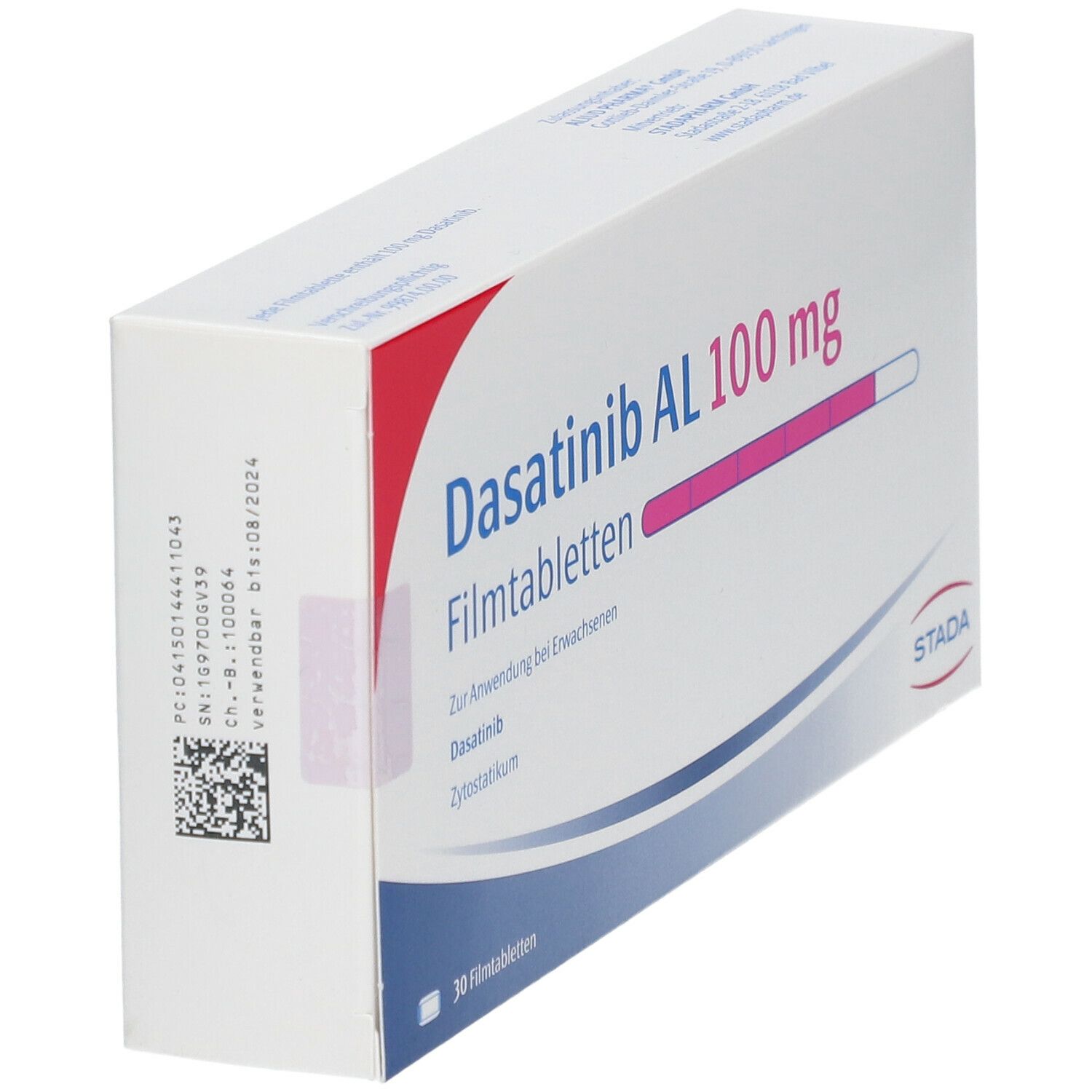 Dasatinib AL 100 mg Filmtabletten Stada 30 St