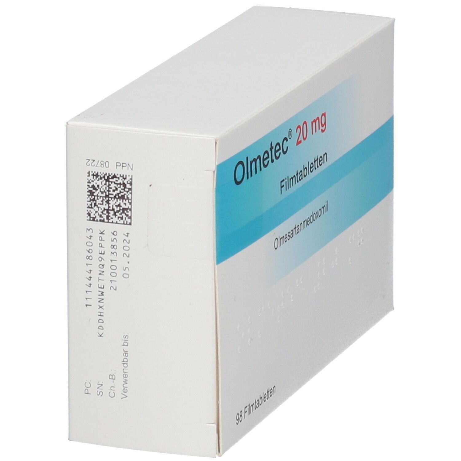 Olmetec 20 mg Filmtabletten 98 St