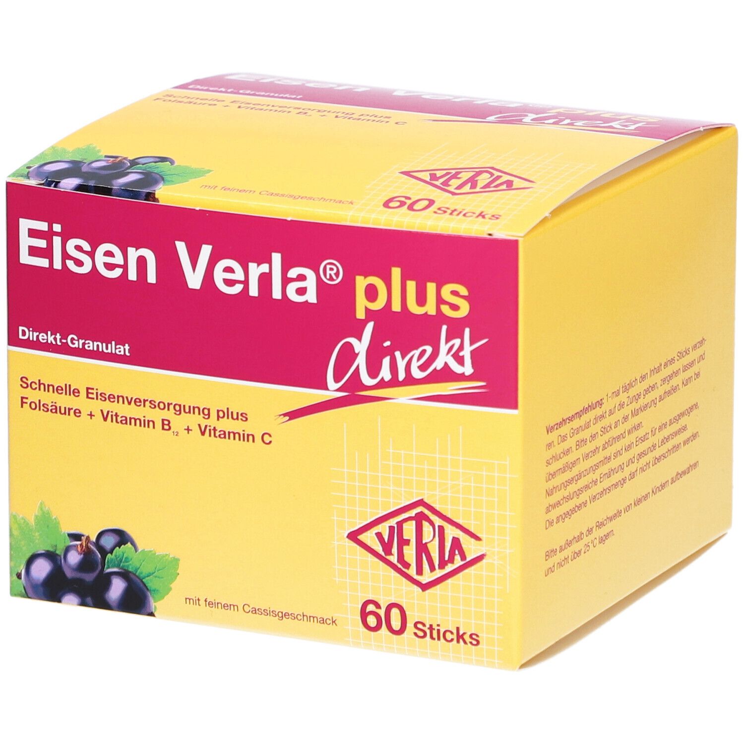 Eisen Verla plus Direkt-Sticks 60 St Granulat