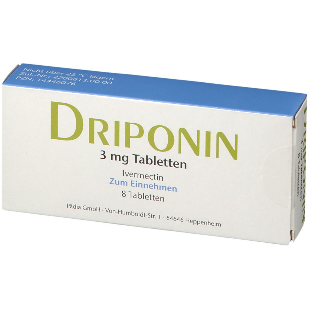 Driponin 3 mg 8 St mit dem E-Rezept kaufen - SHOP APOTHEKE