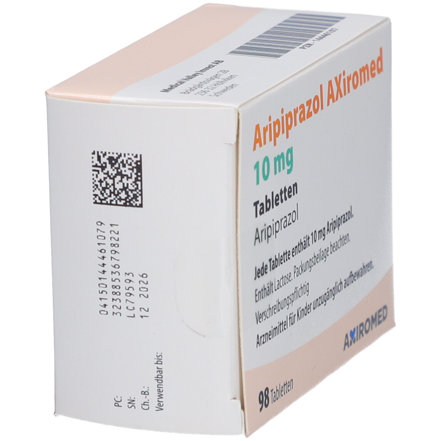 ARIPIPRAZOL AXiromed 10 mg Tabletten