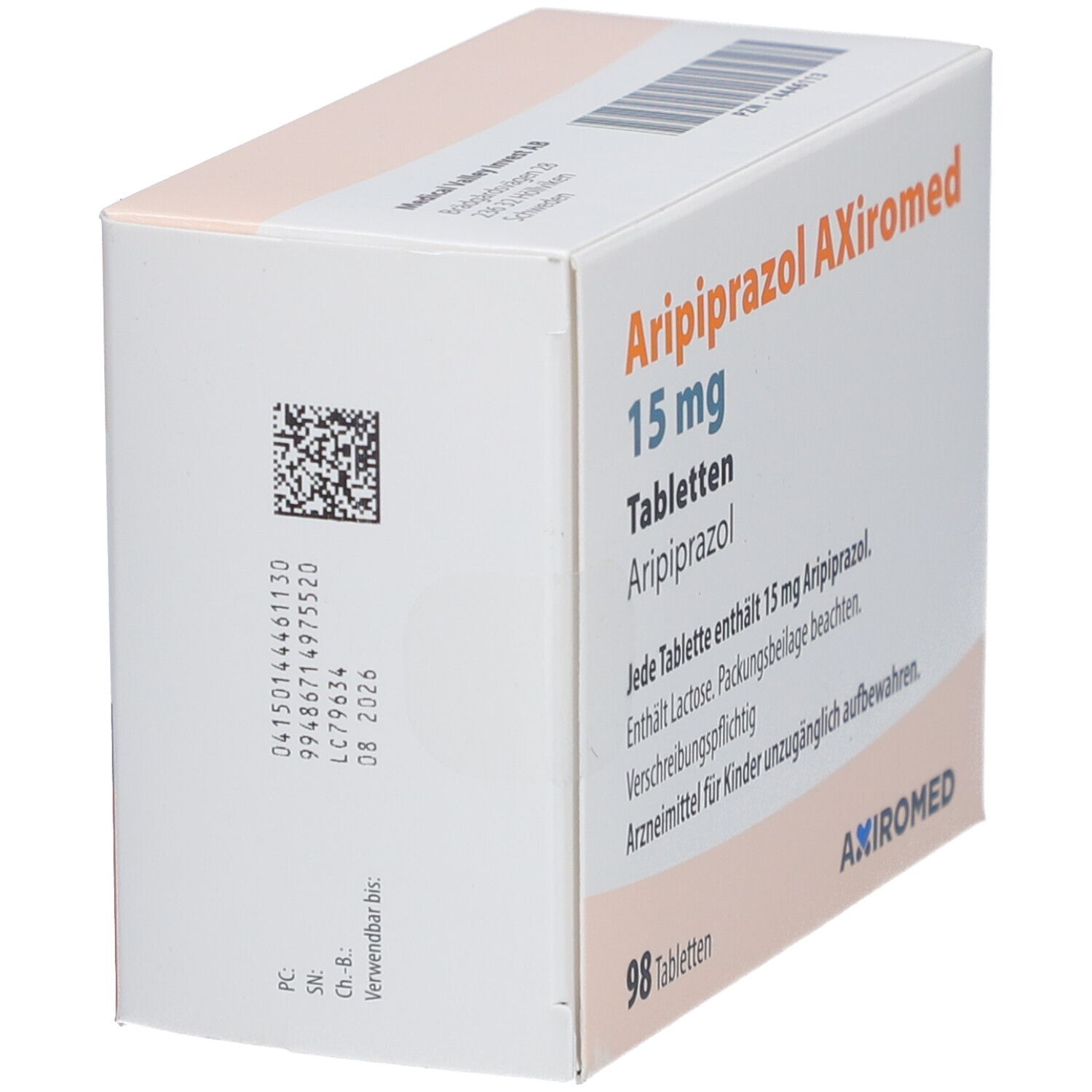 ARIPIPRAZOL AXiromed 15 mg Tabletten