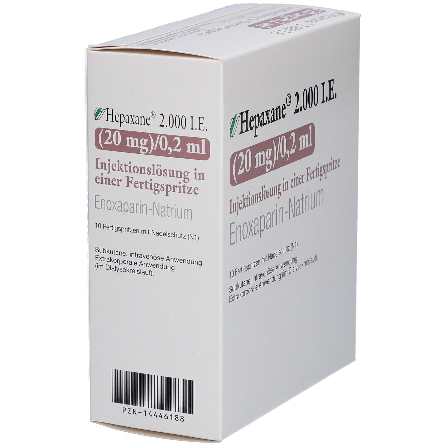 Hepaxane 2.000 I.E. 20 mg/0,2 ml