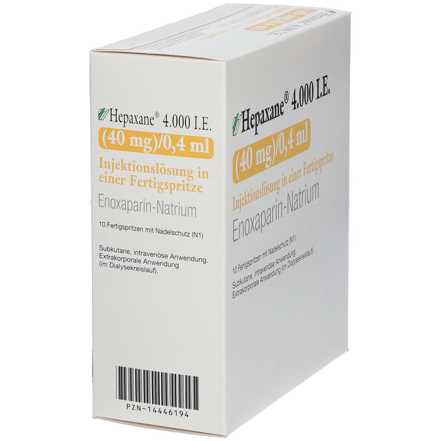 Hepaxane 4.000 I.E. 40 mg/0,4 ml