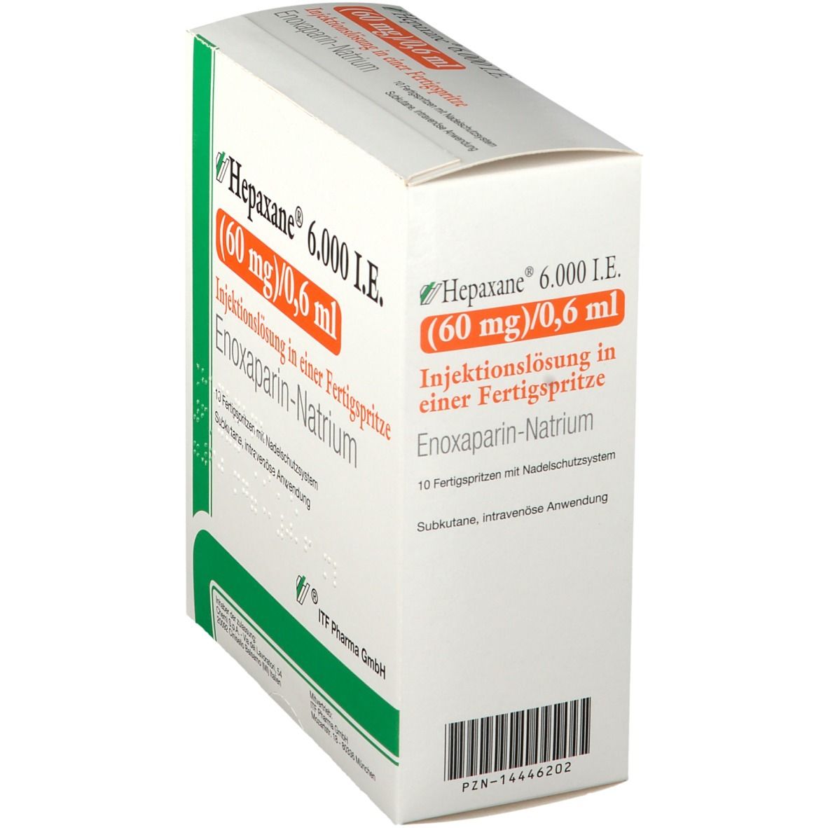 Hepaxane 6.000 I.e. 60 mg/0,6 ml Inj.-Lsg.i.e.FS 10 St Infusionsemulsion