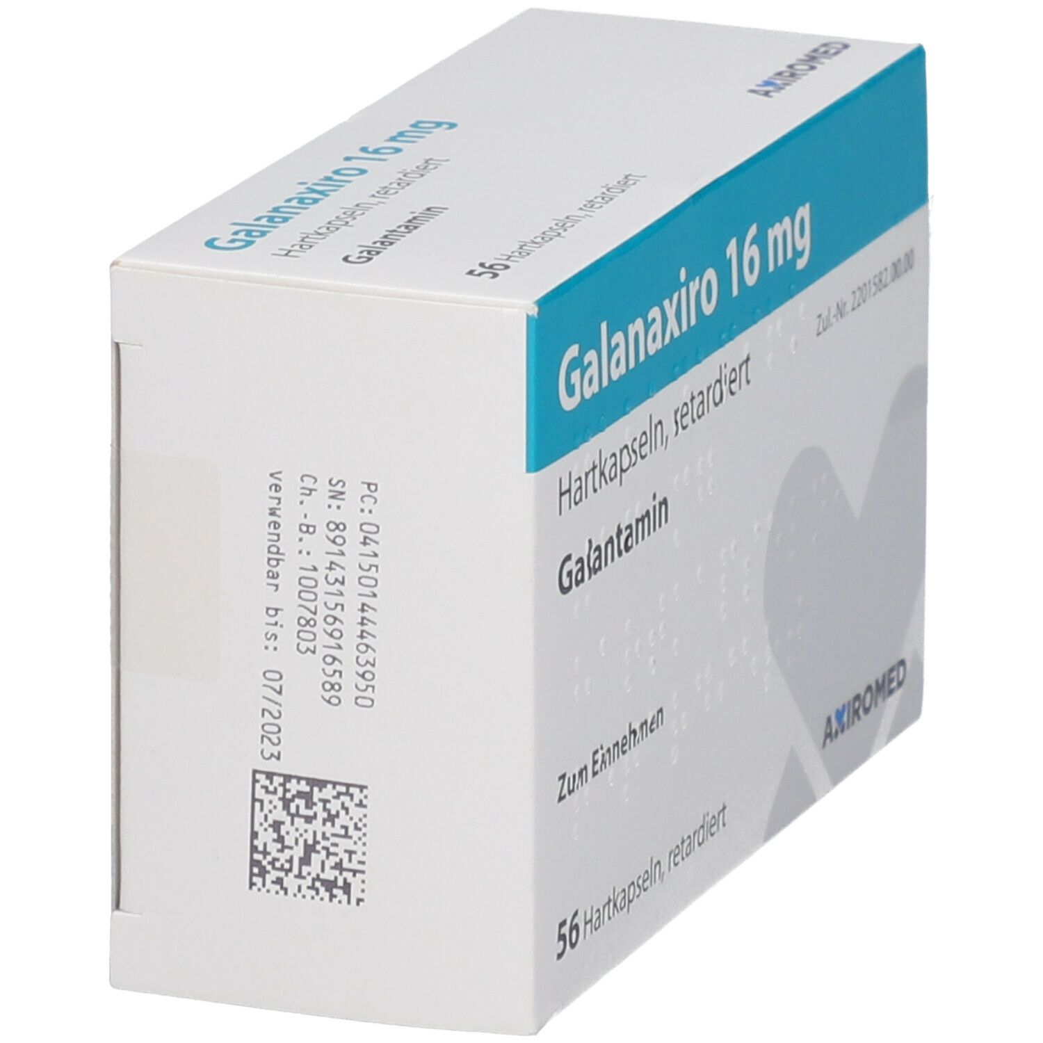 Galanaxiro 16 mg Hartkapseln retardiert 56 St Retard-Kapseln