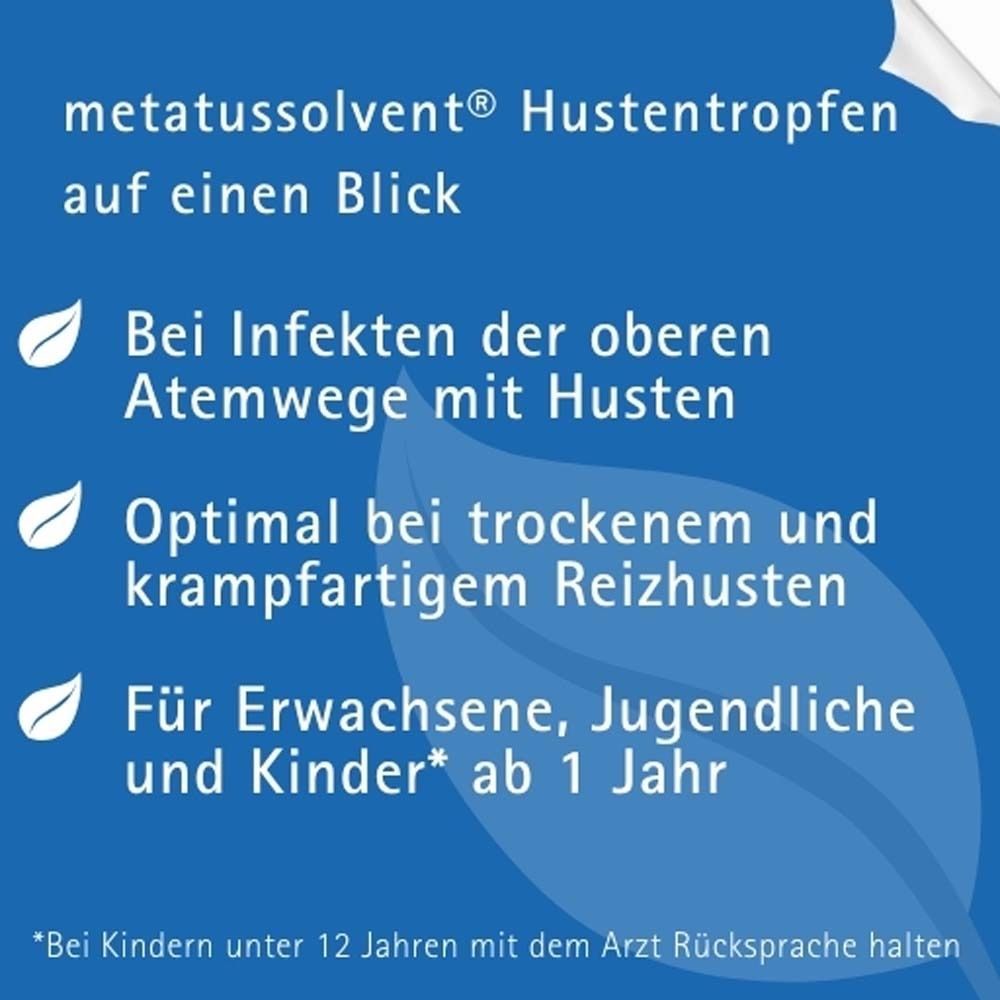 metatussolvent Hustentropfen