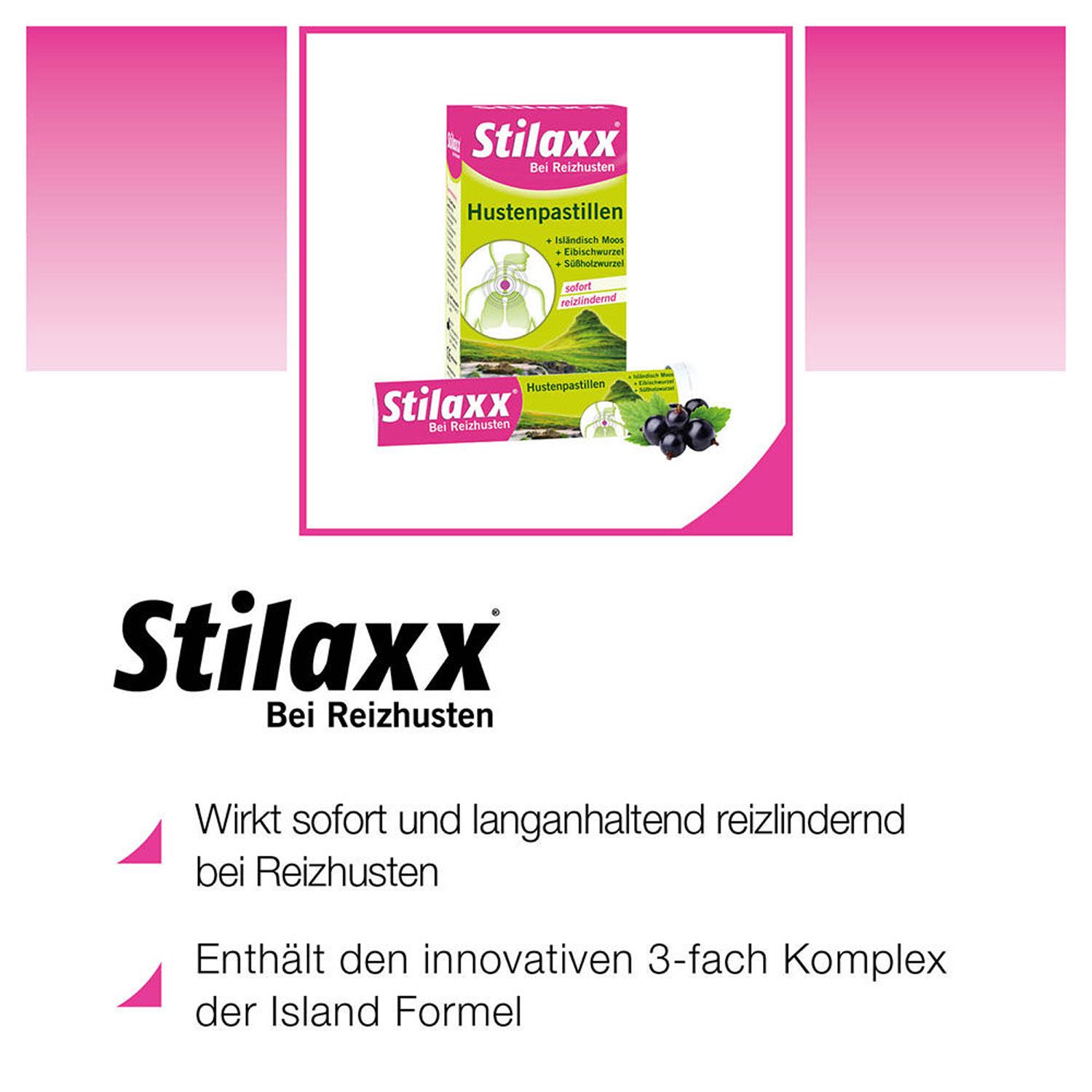 Stilaxx Hustenpastillen bei Reizhusten