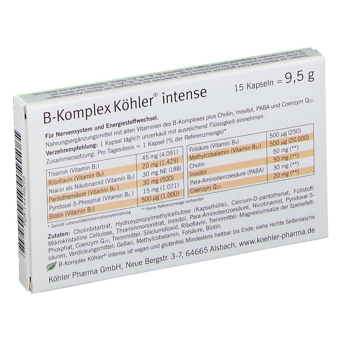 B-Komplex Köhler® intense