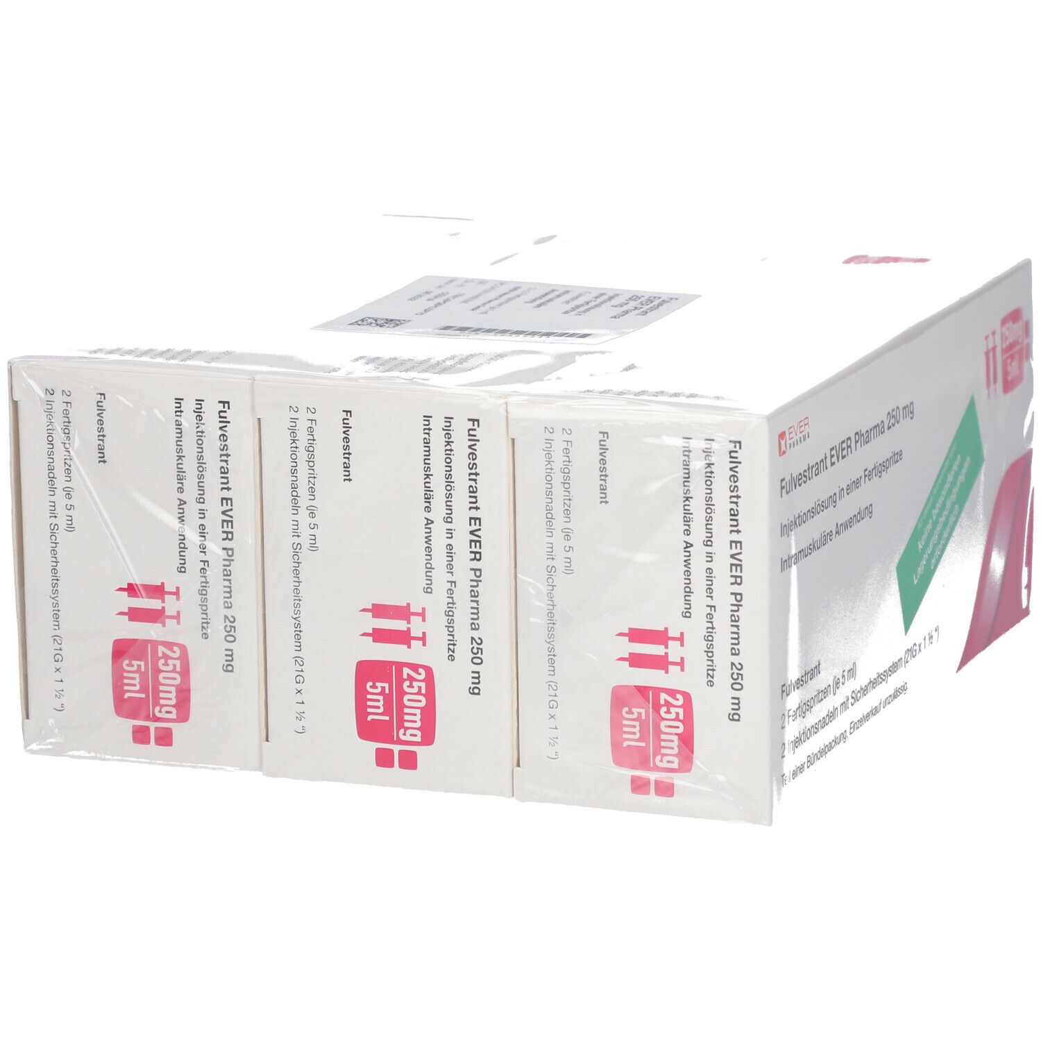 Fulvestrant Ever Pharma 250 mg/5 ml Inj.-L.i.e.FS 6 St Injektionslösung