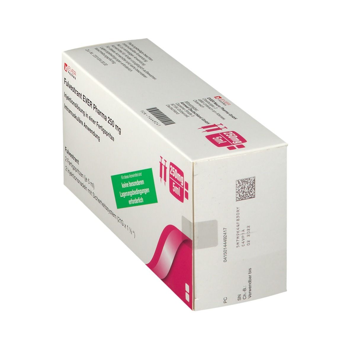 Fulvestrant EVER Pharma 250 mg/5 ml