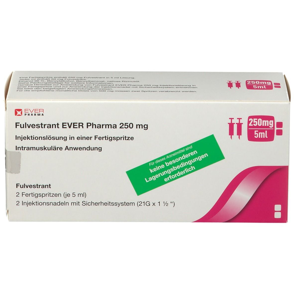 Fulvestrant EVER Pharma 250 mg/5 ml