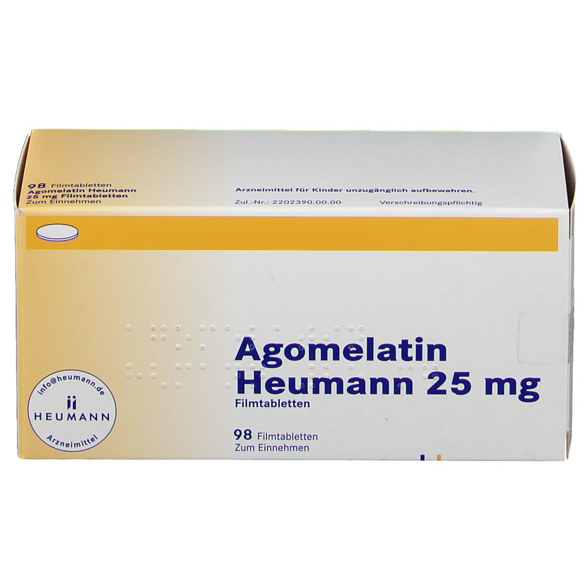 Agomelatin Heumann 25 mg