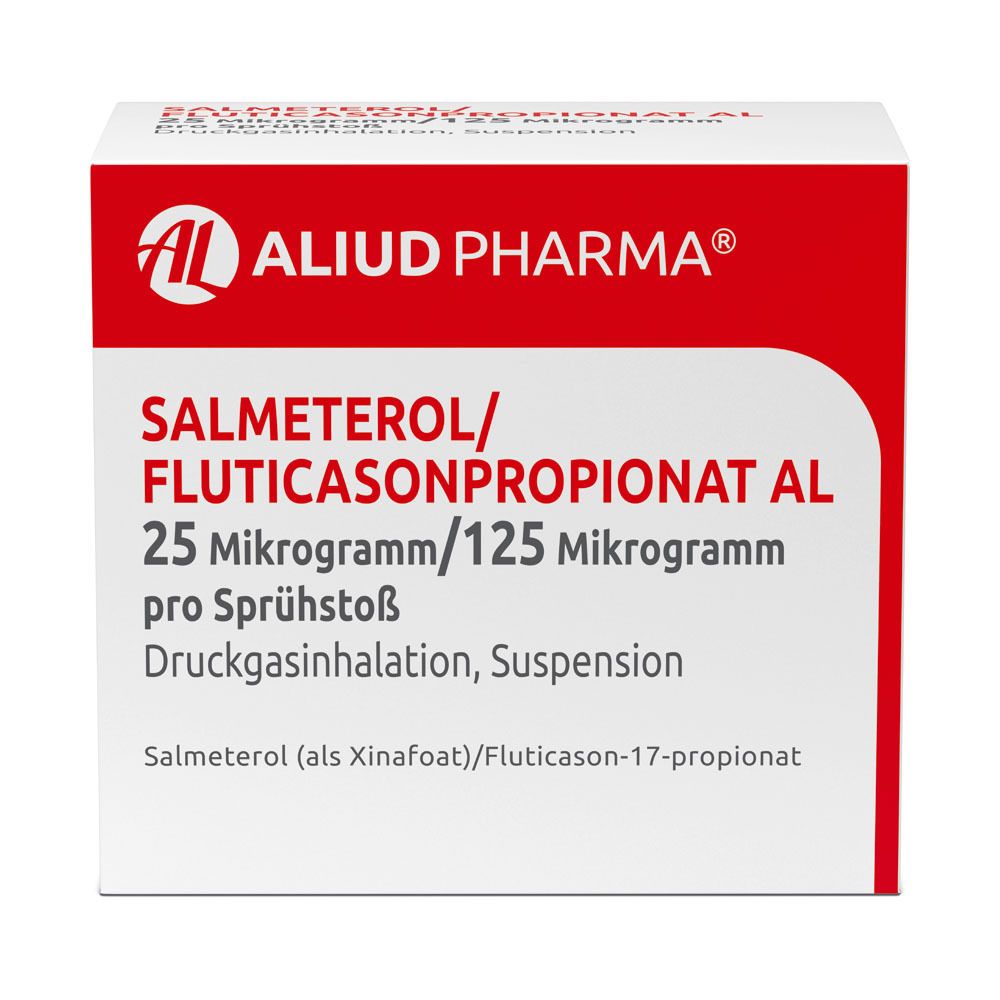 SALMETEROL/Fluticasonpropionat AL 25µg/125µg 120 1 St Dosieraerosol