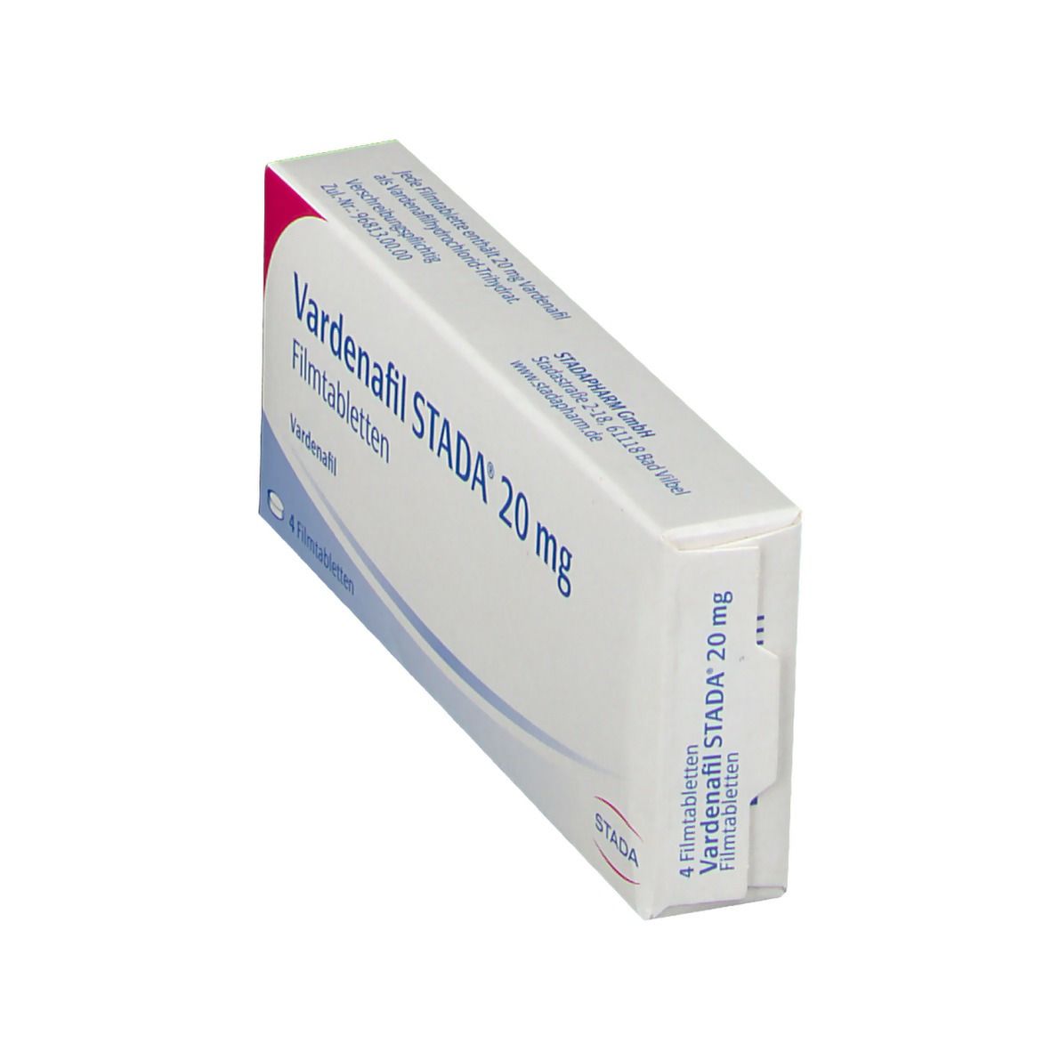 Vardenafil Stada 20 mg Filmtabletten 4 St