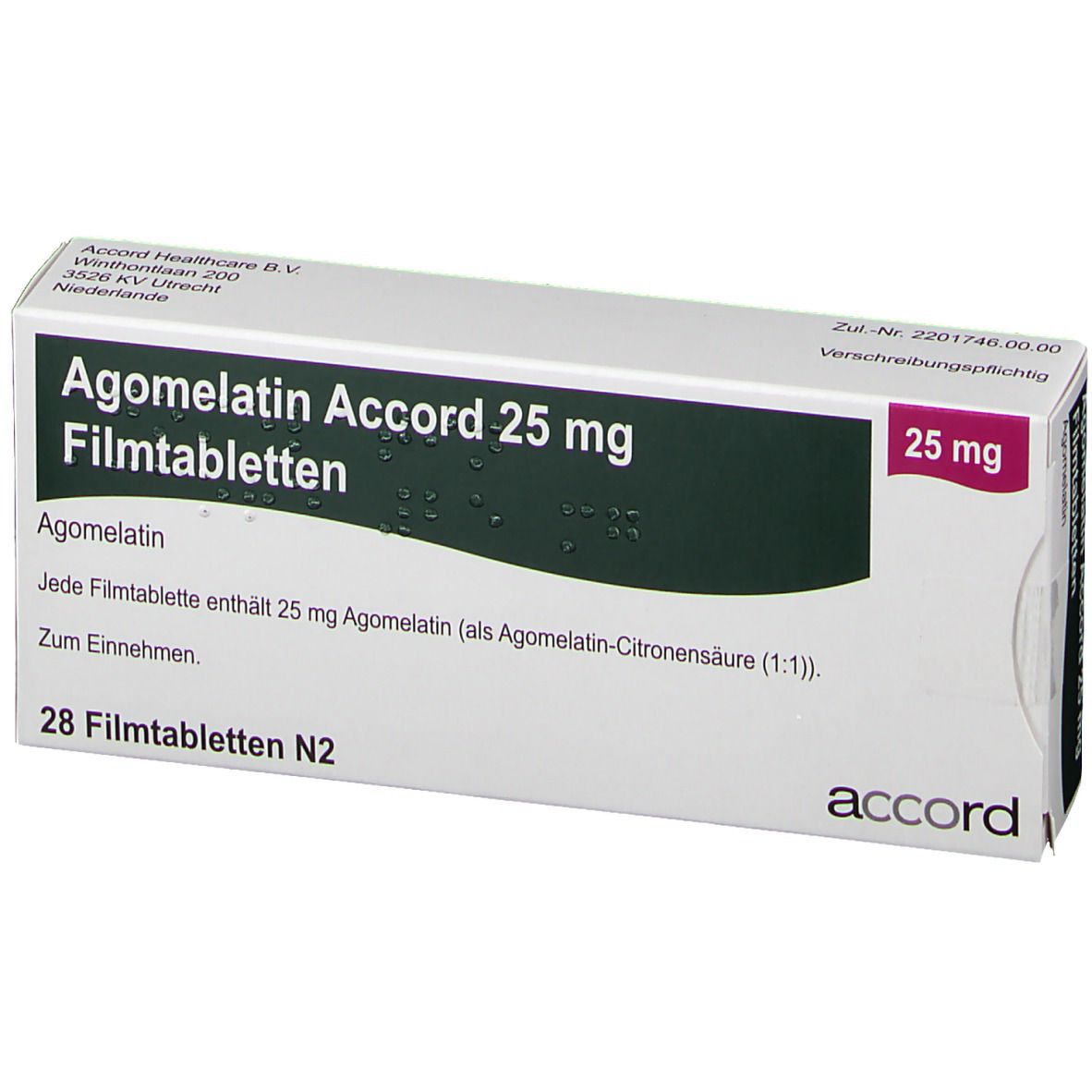 Agomelatin Accord 25 mg