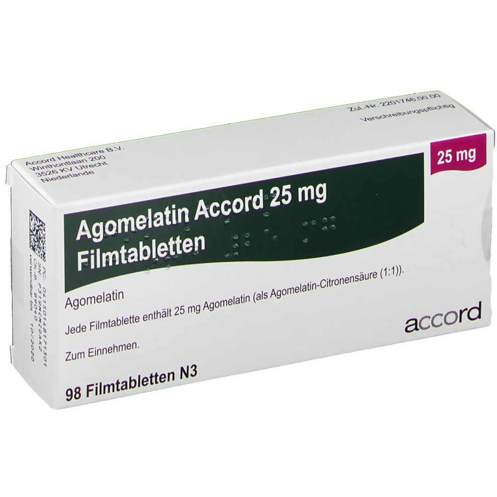 Agomelatin Accord 25 mg