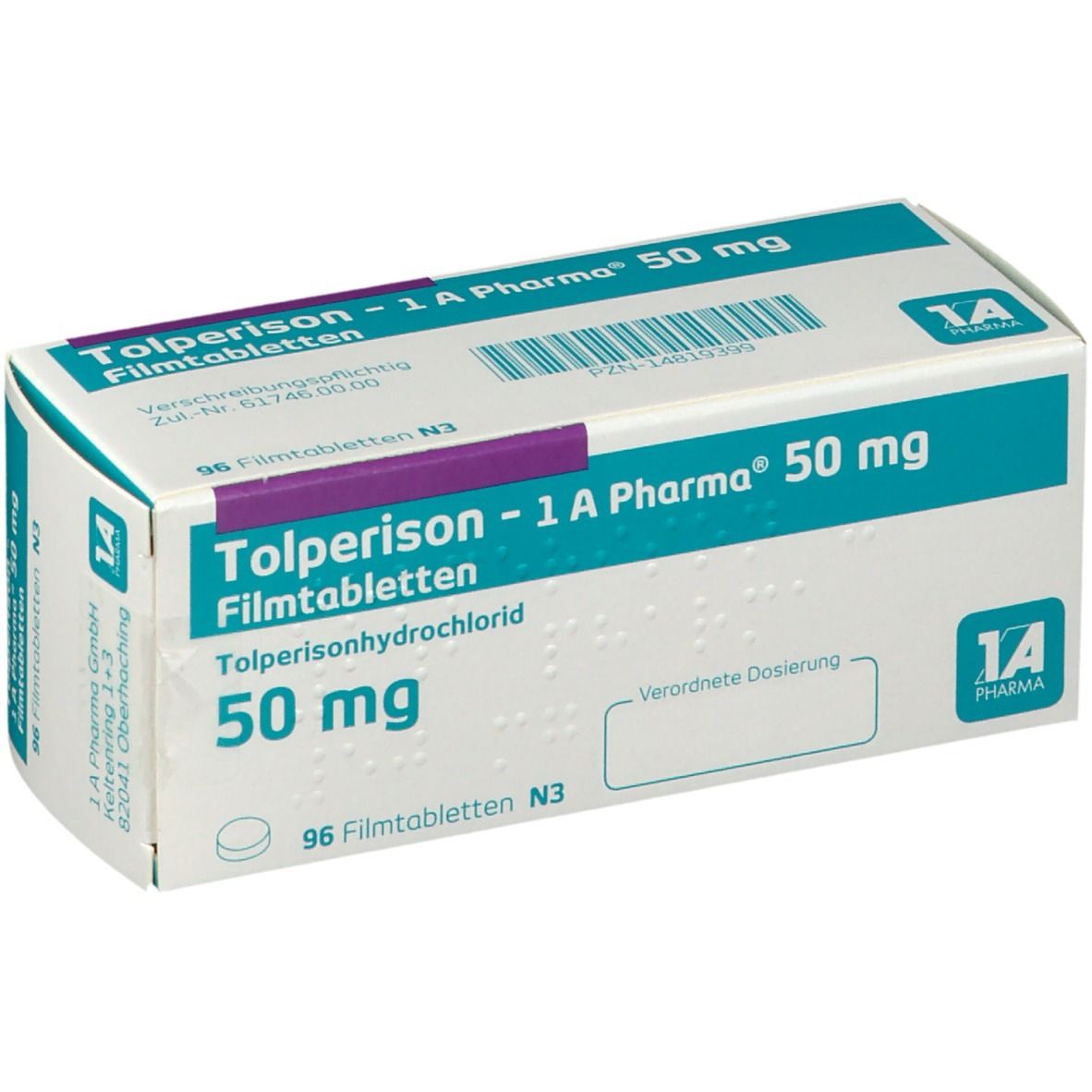 Tolperison - 1 A Pharma® 50 mg