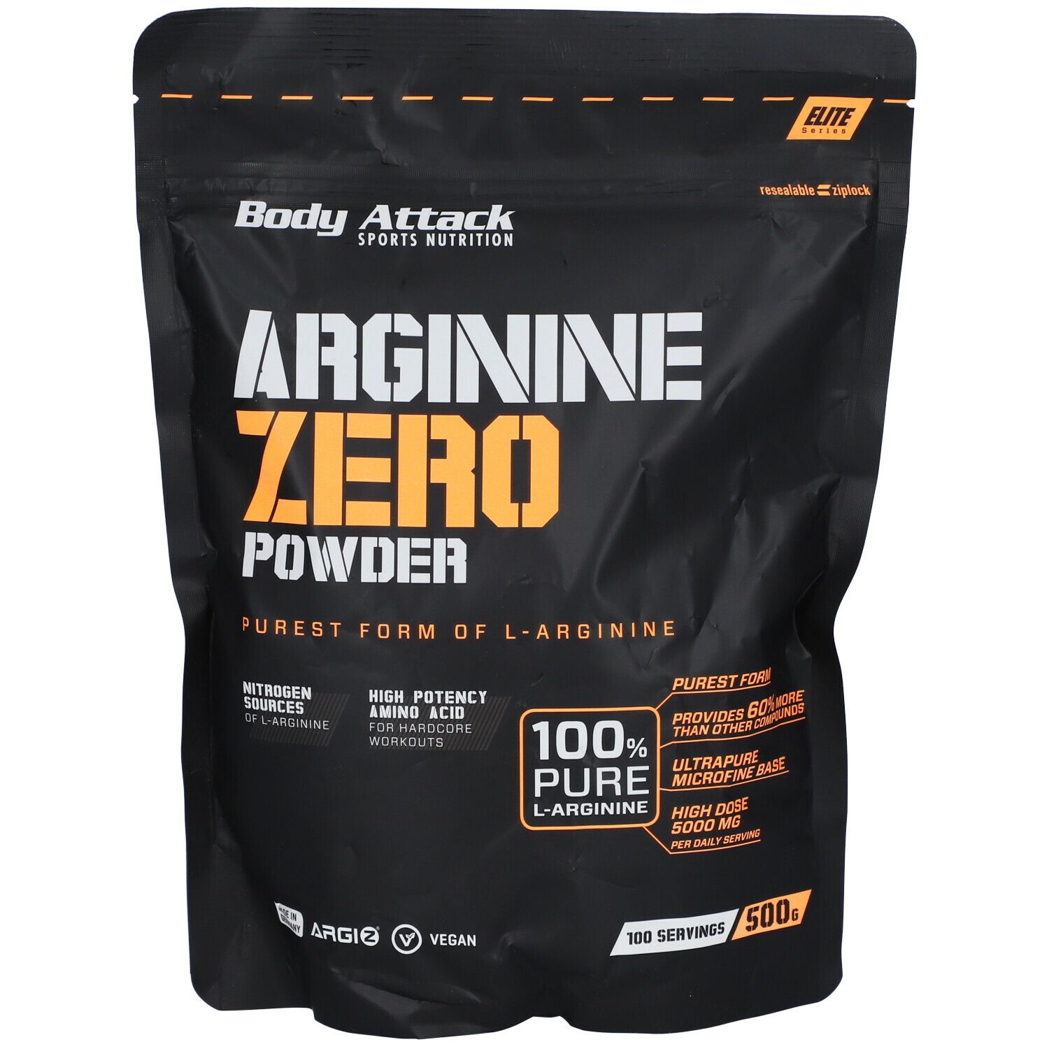 Arginine Zero 500 g Pulver